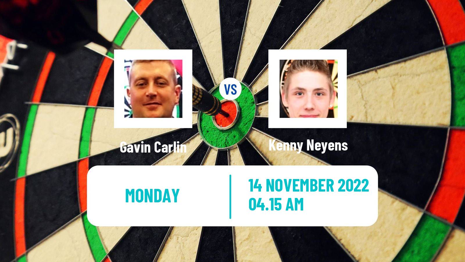 Darts Darts Gavin Carlin - Kenny Neyens