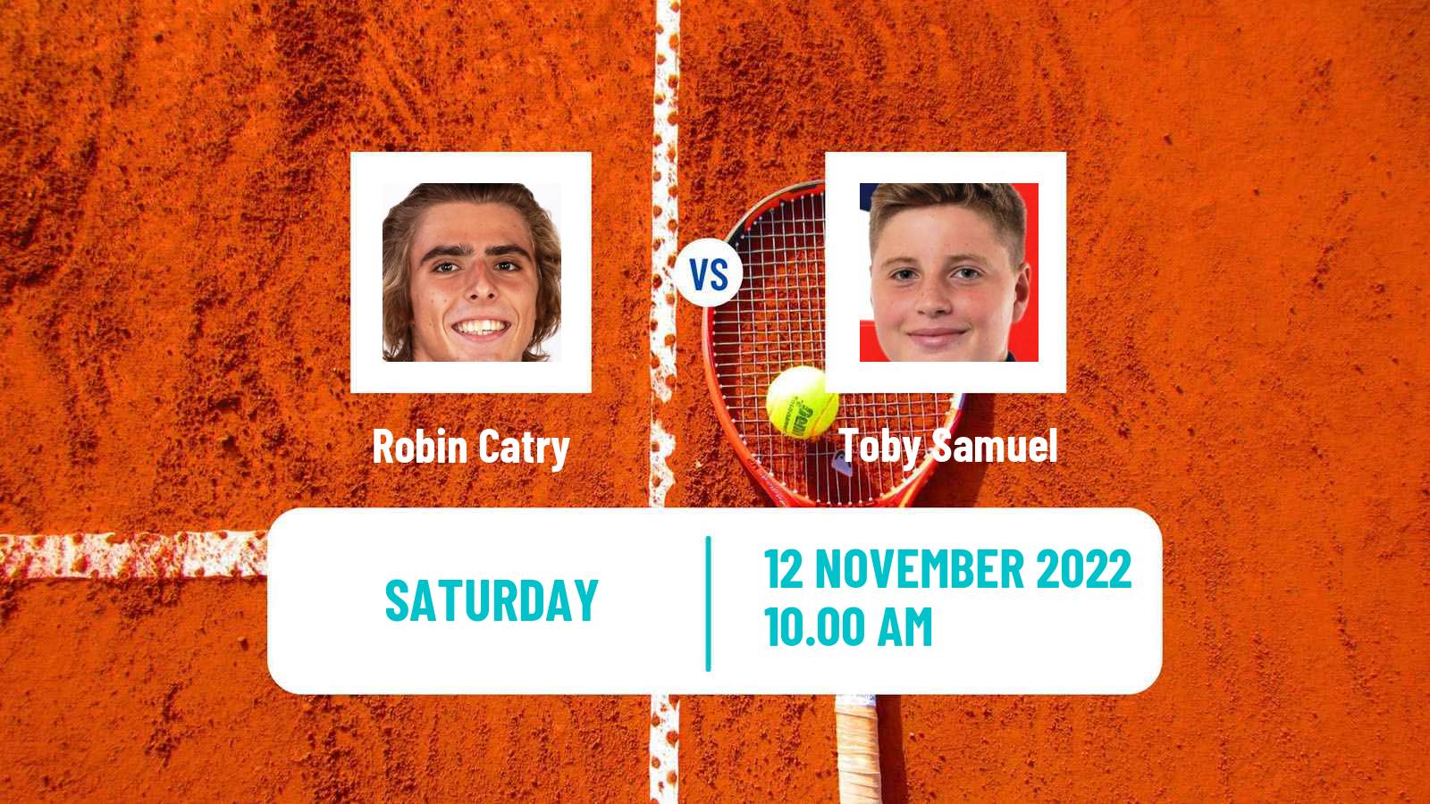 Tennis ITF Tournaments Robin Catry - Toby Samuel