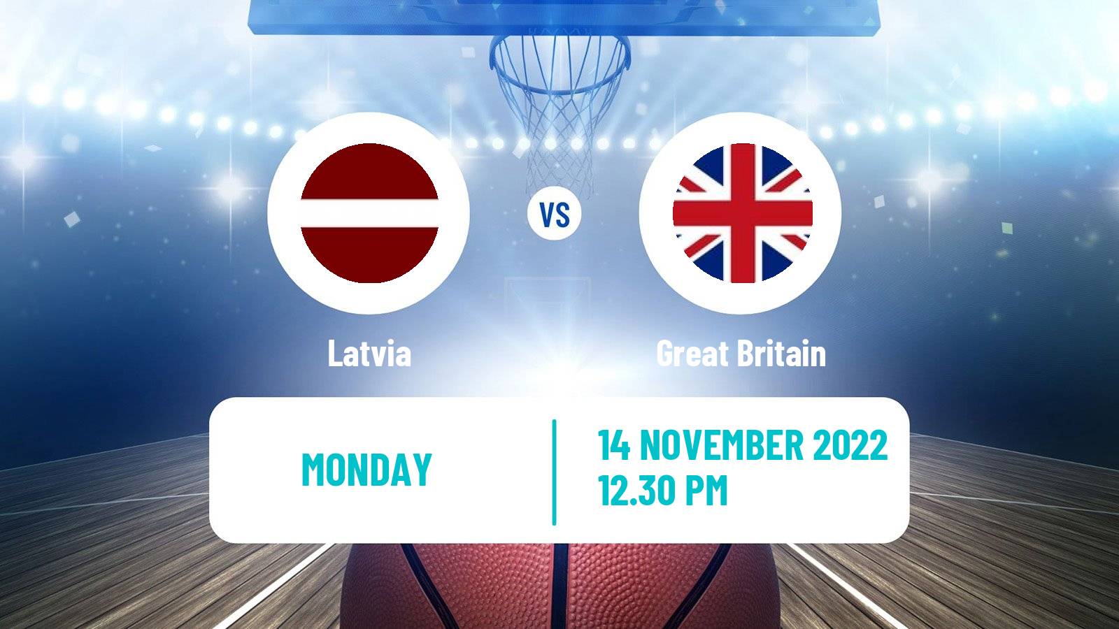 Basketball World Championship Basketball Latvia - Great Britain