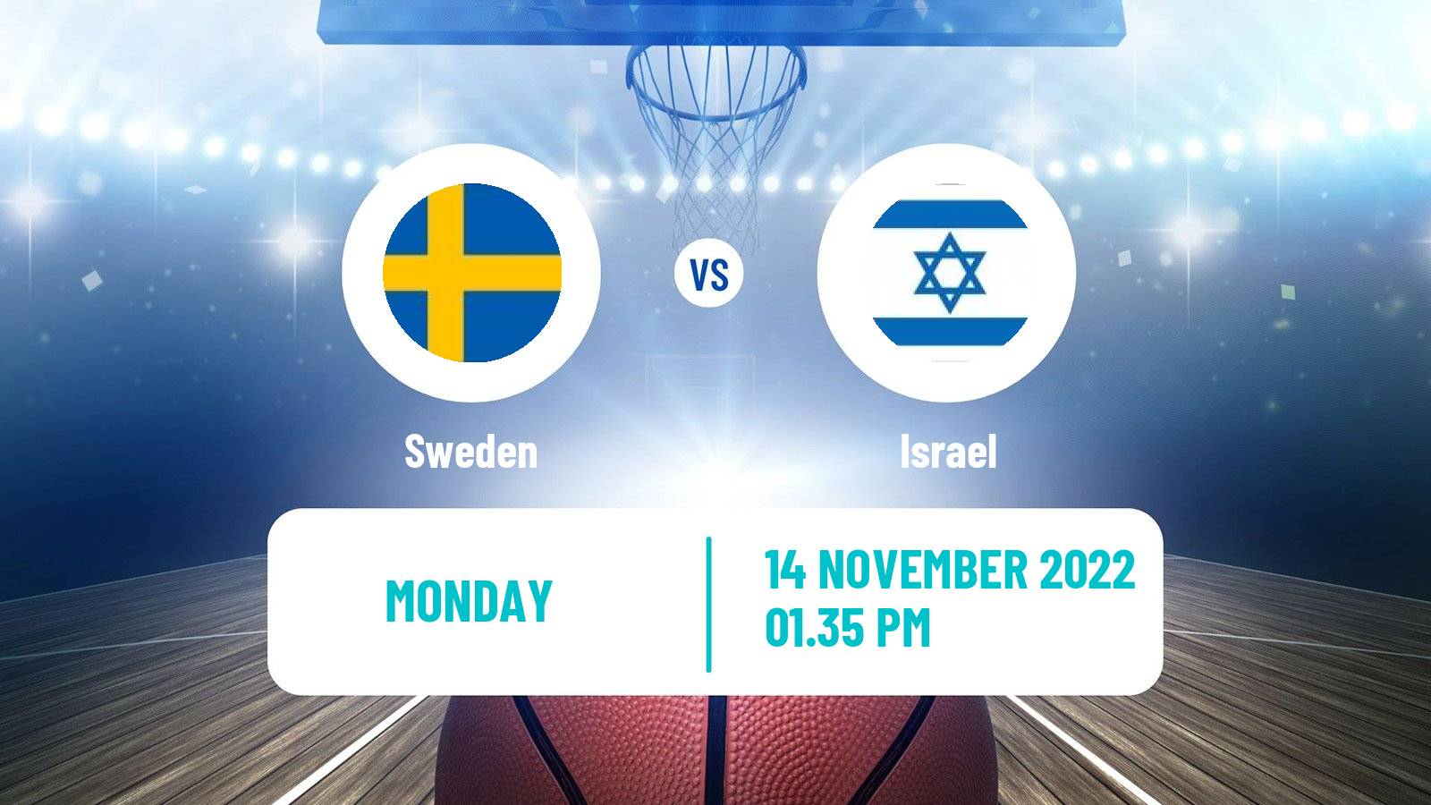 Basketball World Championship Basketball Sweden - Israel