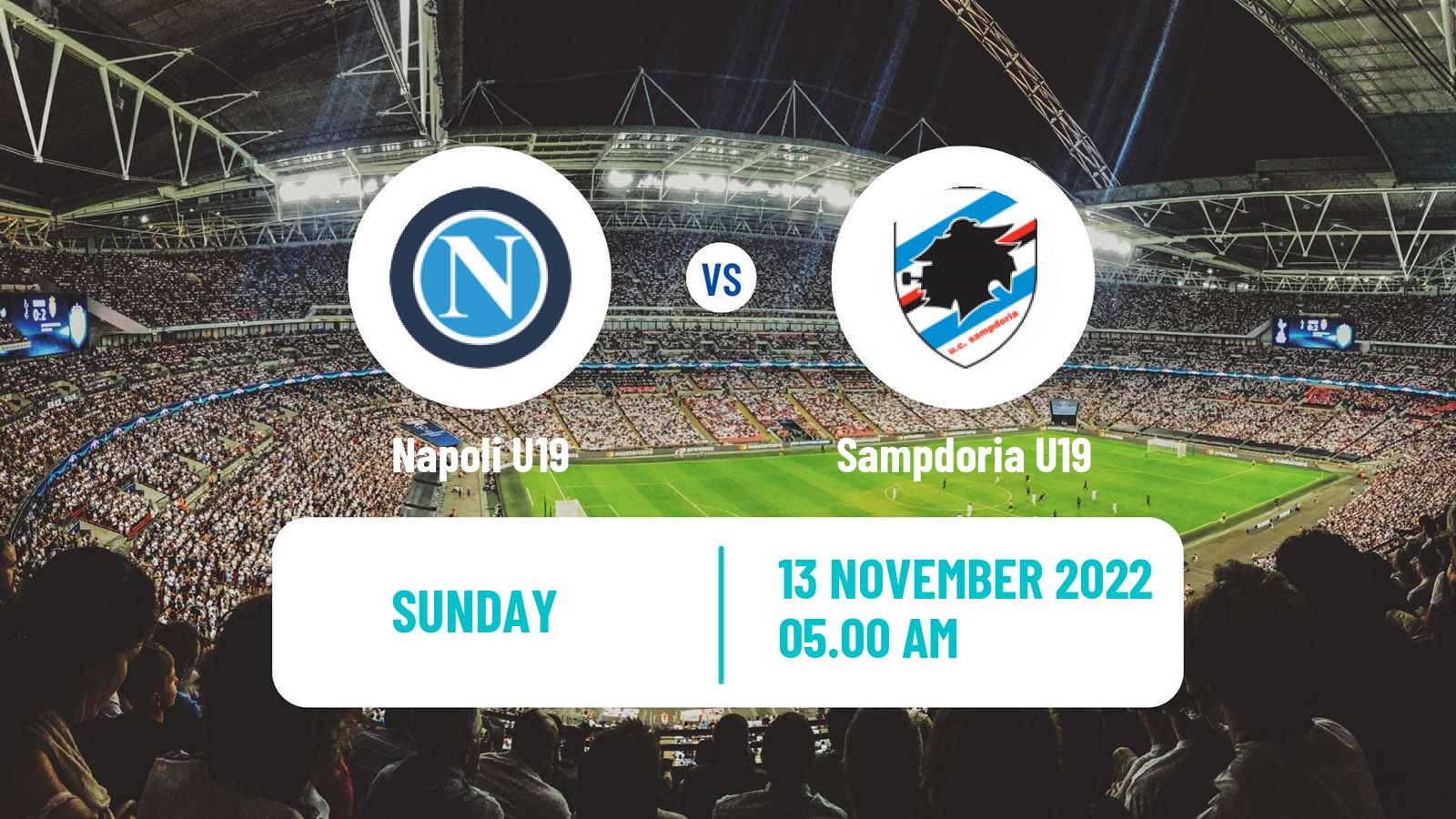 Soccer Italian Primavera 1 Napoli U19 - Sampdoria U19