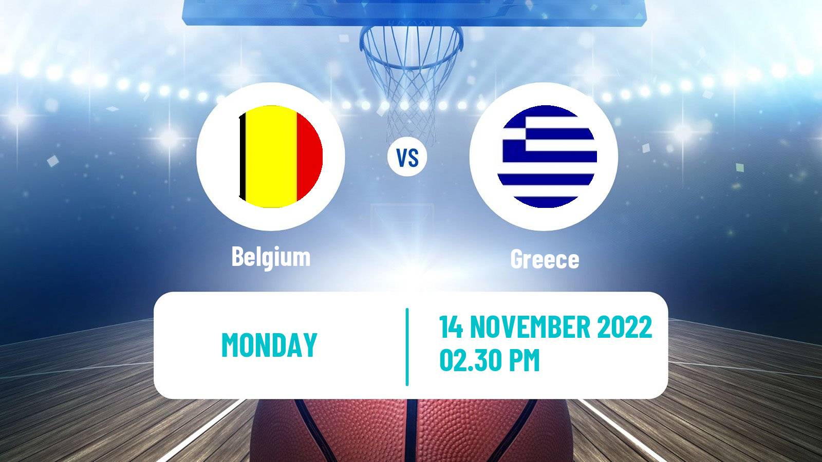 Basketball World Championship Basketball Belgium - Greece
