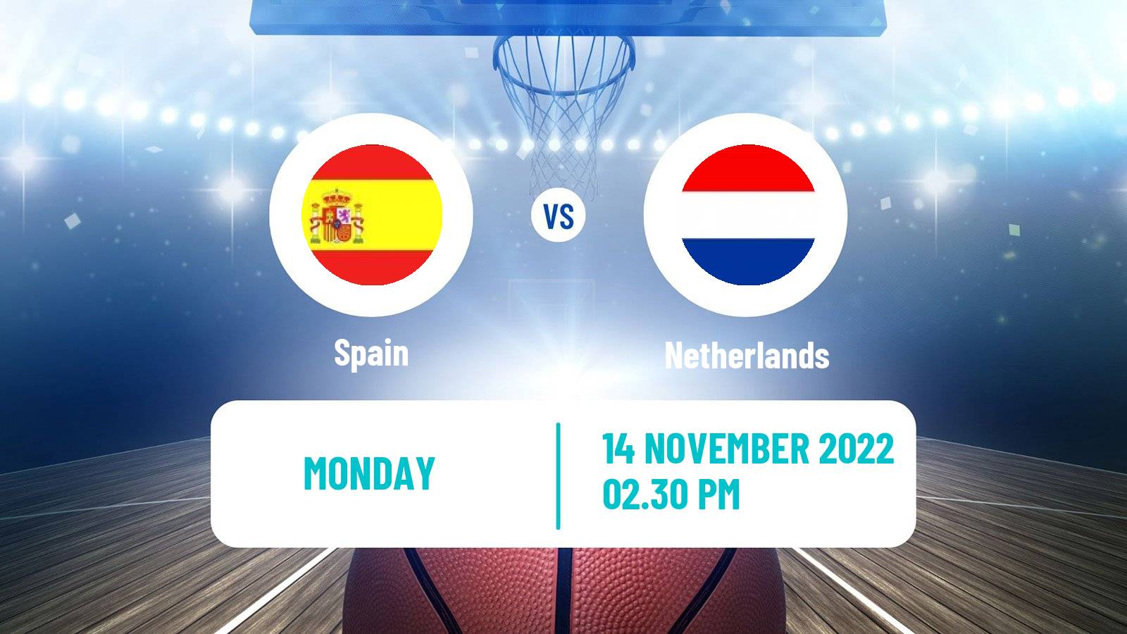 Basketball World Championship Basketball Spain - Netherlands