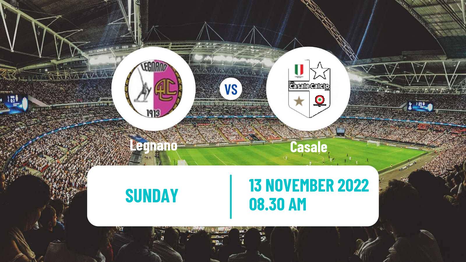 Soccer Italian Serie D - Group A Legnano - Casale
