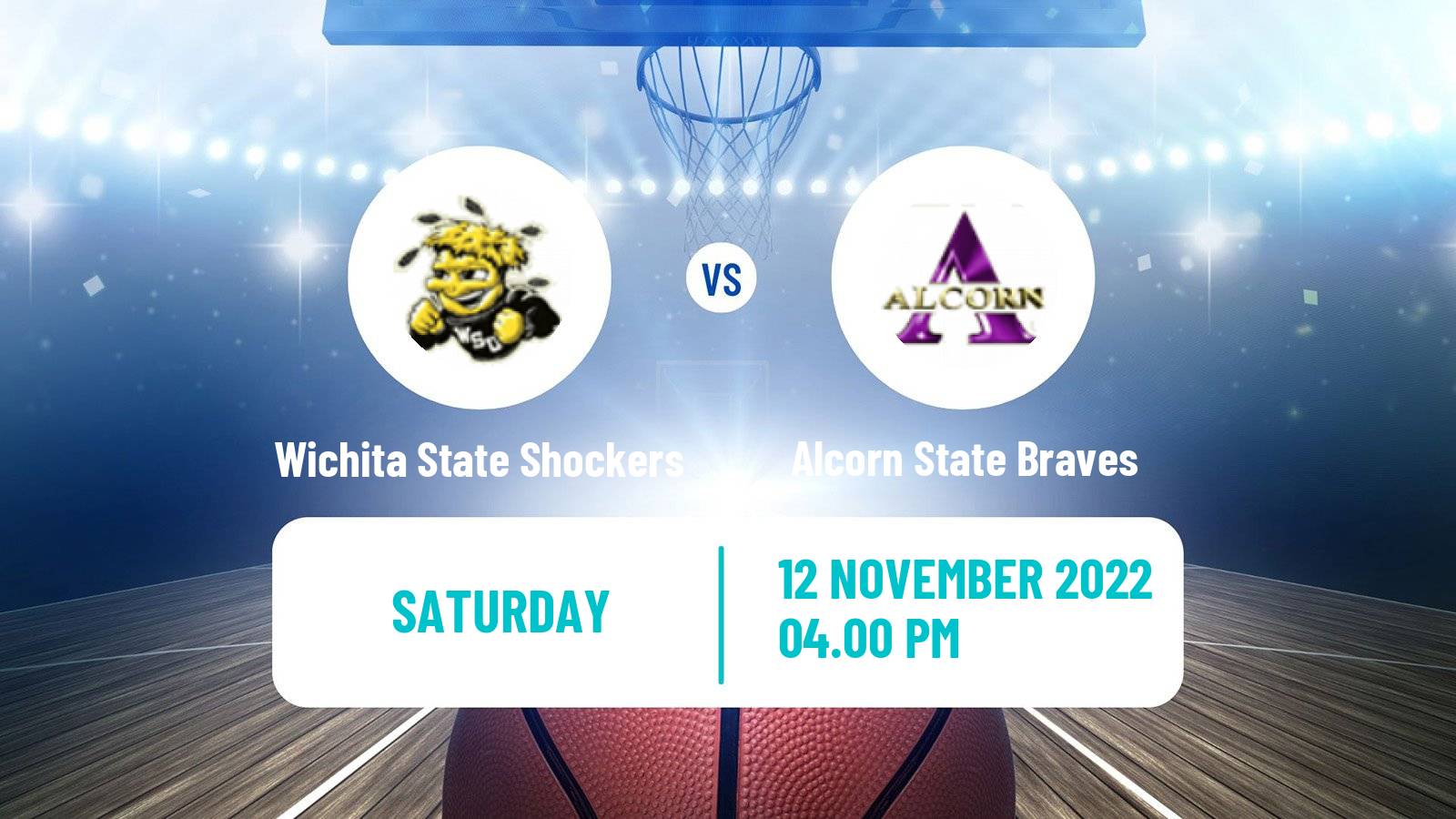 Basketball NCAA College Basketball Wichita State Shockers - Alcorn State Braves