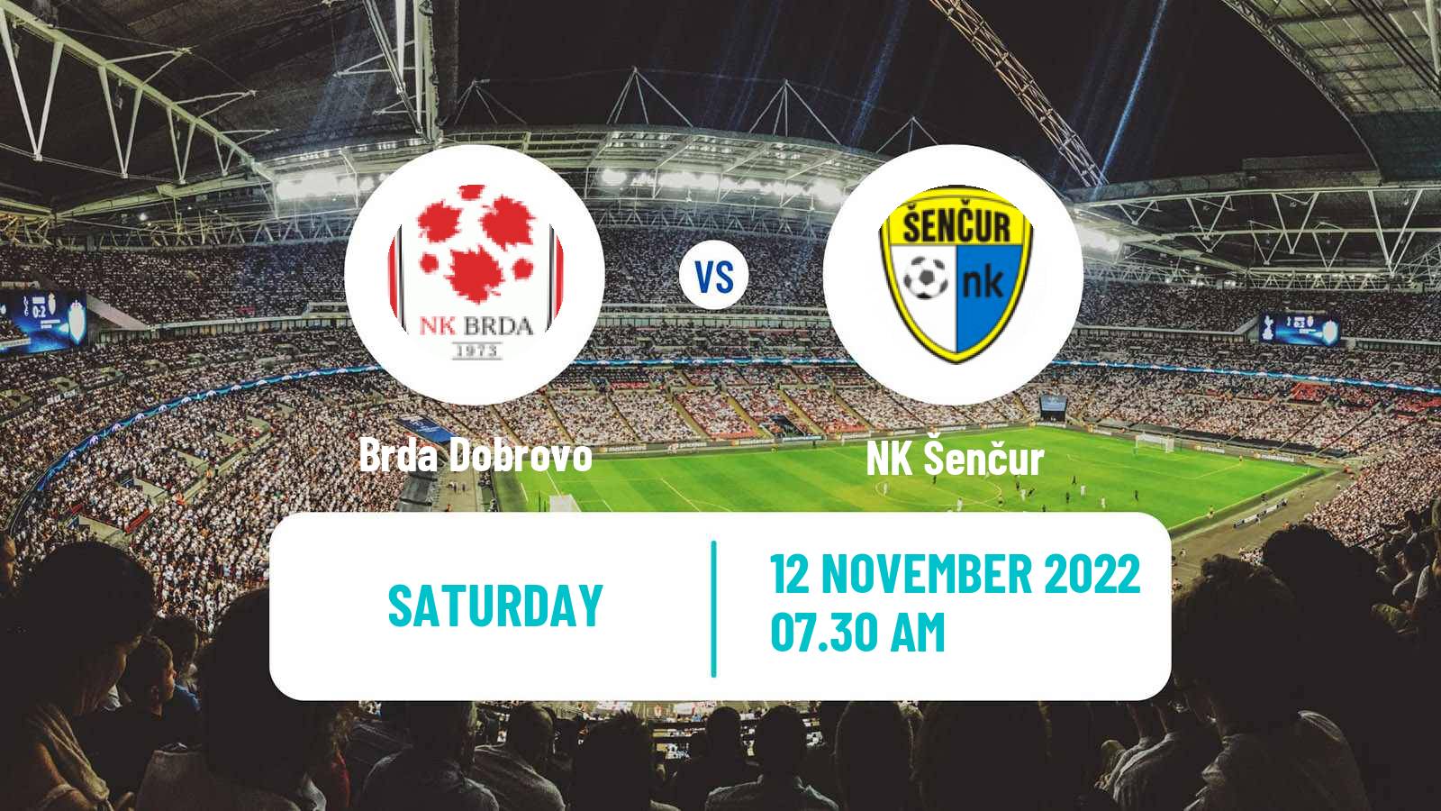 Soccer Slovenian 3 SNL West Brda Dobrovo - Šenčur