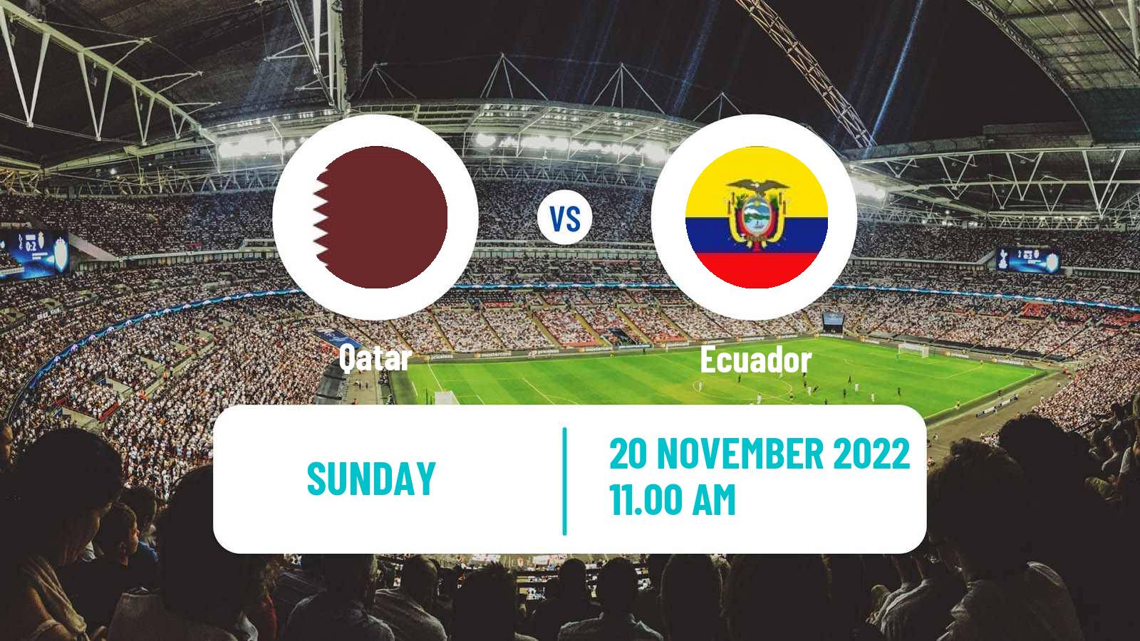 Soccer FIFA World Cup Qatar - Ecuador