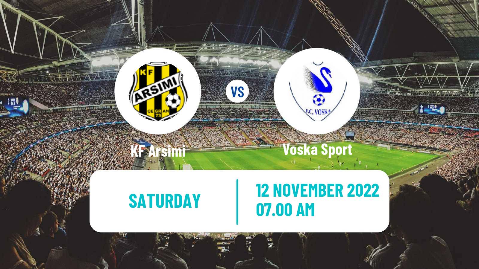 Soccer North Macedonian 2 MFL Arsimi - Voska Sport