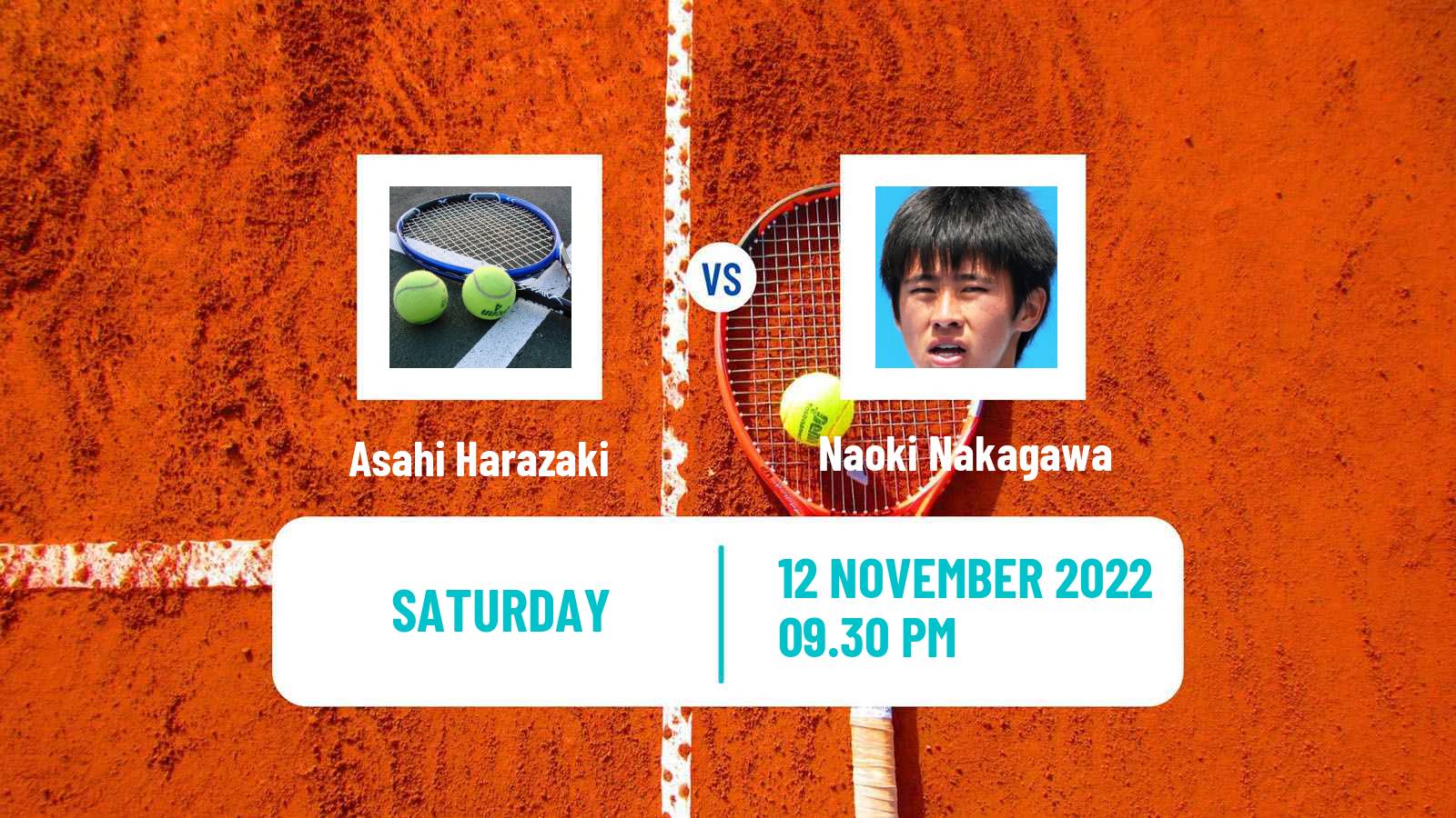 Tennis ATP Challenger Asahi Harazaki - Naoki Nakagawa