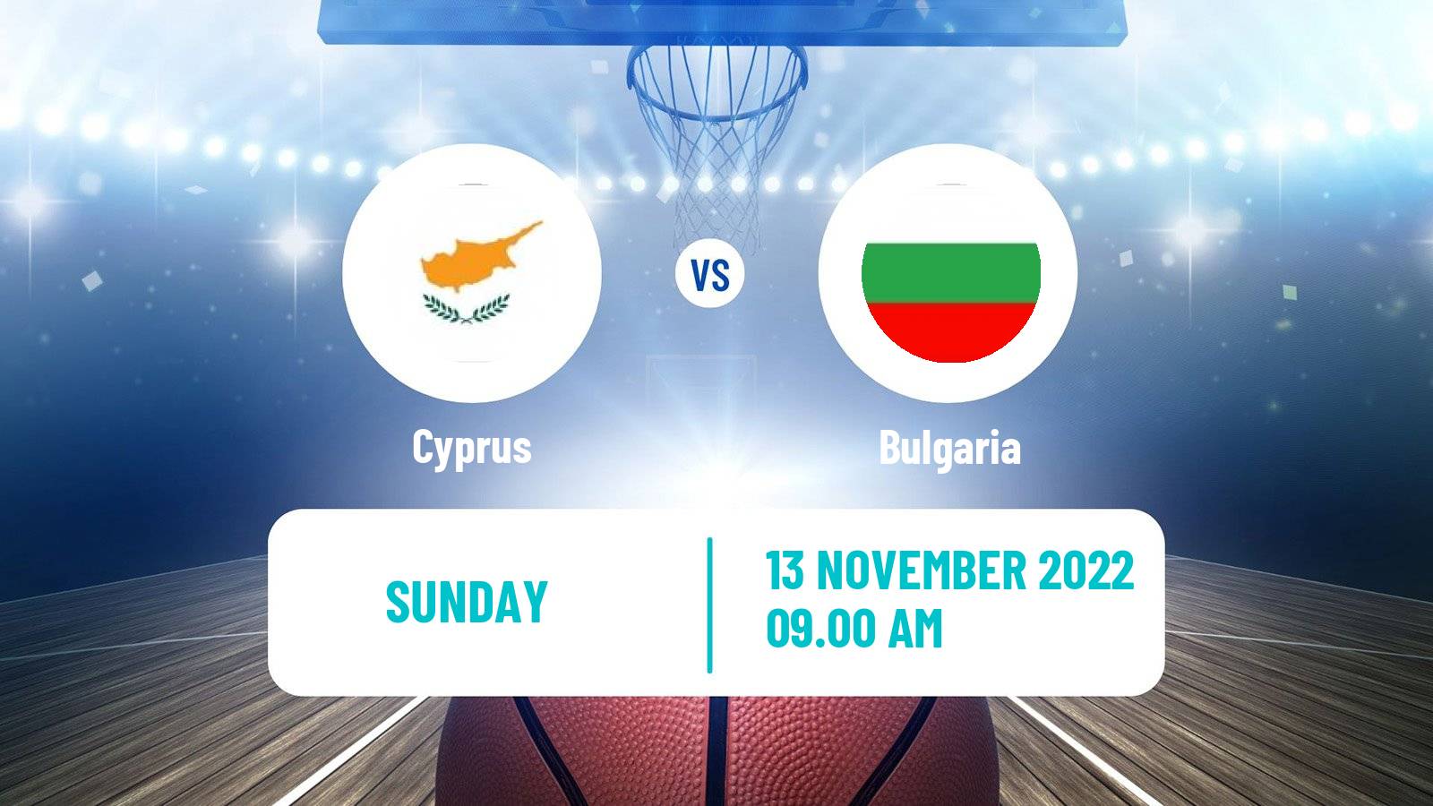 Basketball EuroBasket Cyprus - Bulgaria