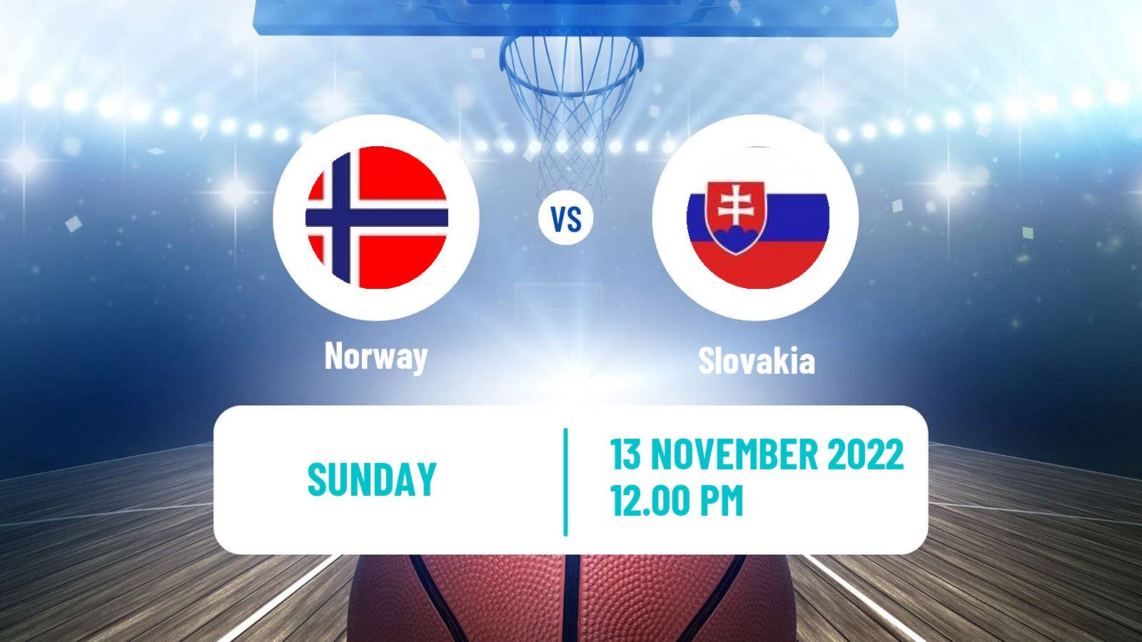 Basketball EuroBasket Norway - Slovakia