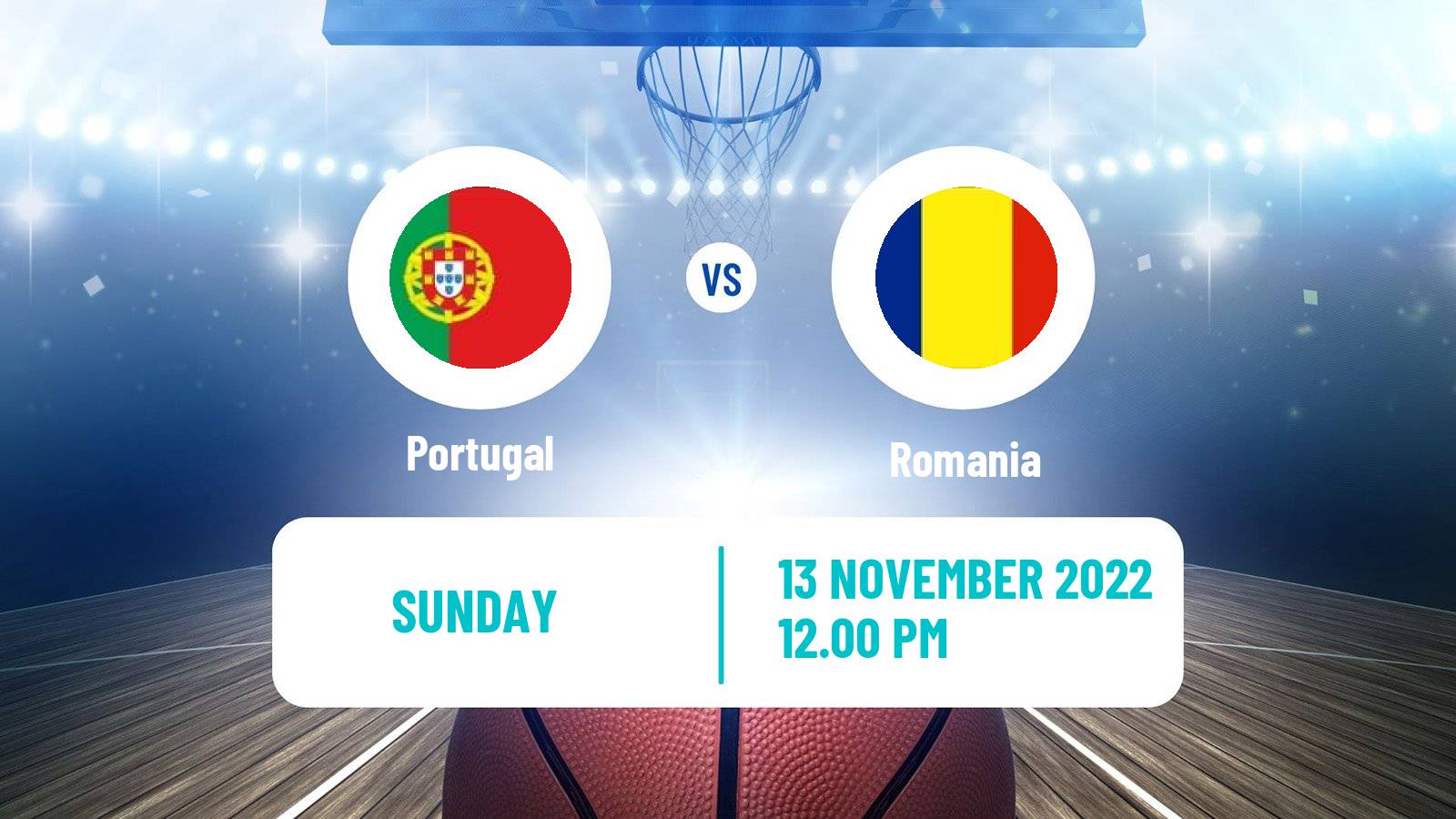 Basketball EuroBasket Portugal - Romania
