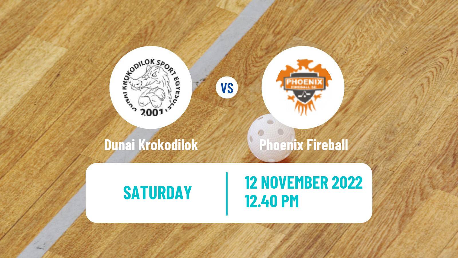 Floorball Austrian IFL Floorball Dunai Krokodilok - Phoenix Fireball