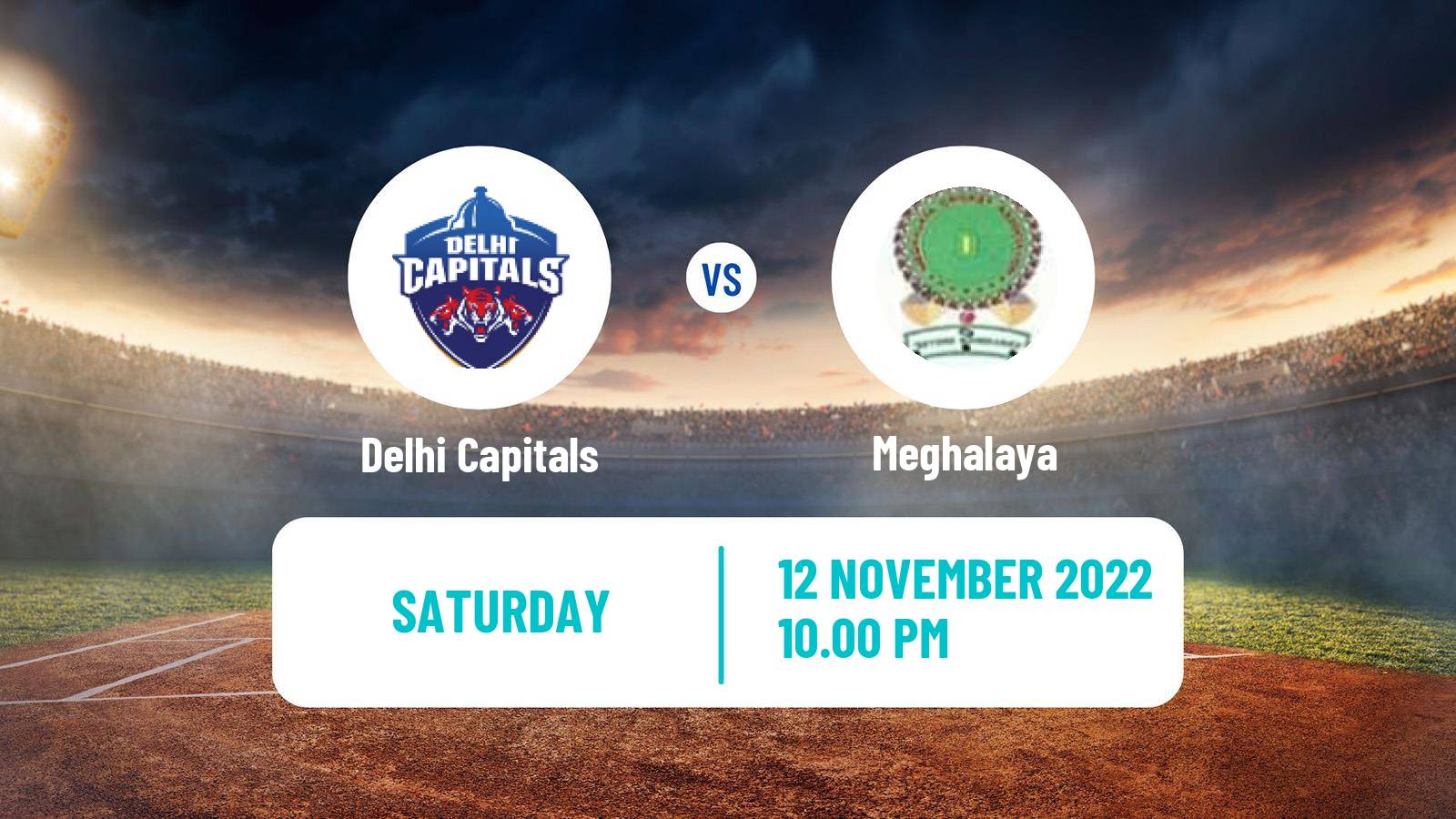 Cricket Vijay Hazare Trophy Delhi Capitals - Meghalaya