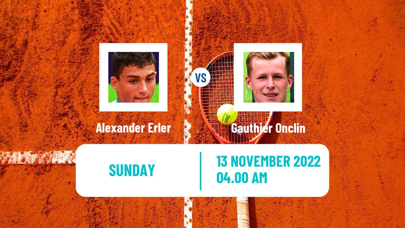 Tennis ATP Challenger Alexander Erler - Gauthier Onclin