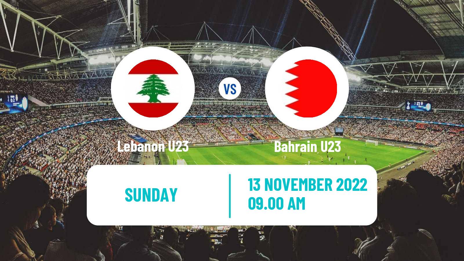 Soccer Friendly Lebanon U23 - Bahrain U23