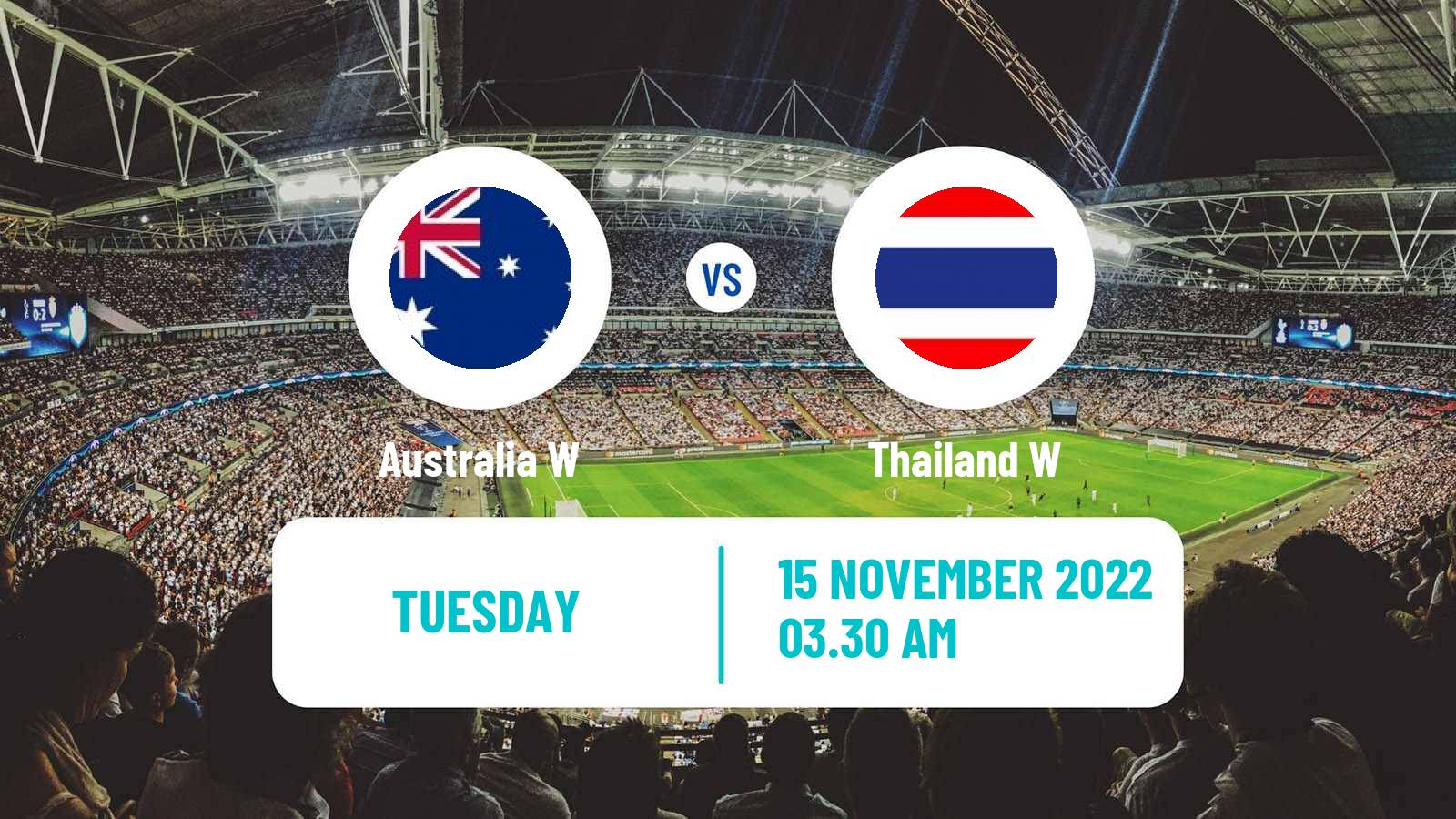 Soccer Friendly International Women Australia W - Thailand W