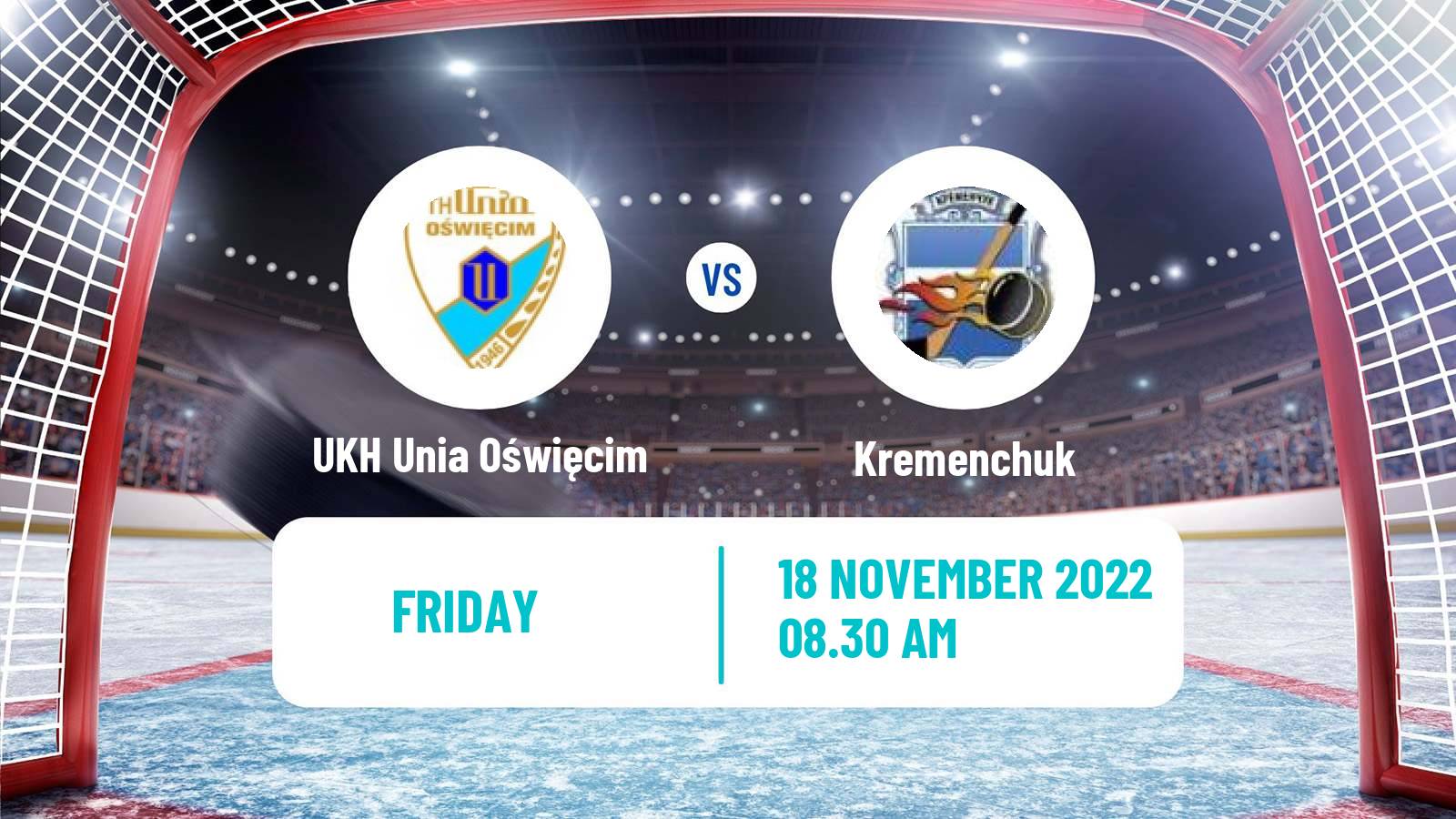 Hockey IIHF Continental Cup UKH Unia Oświęcim - Kremenchuk