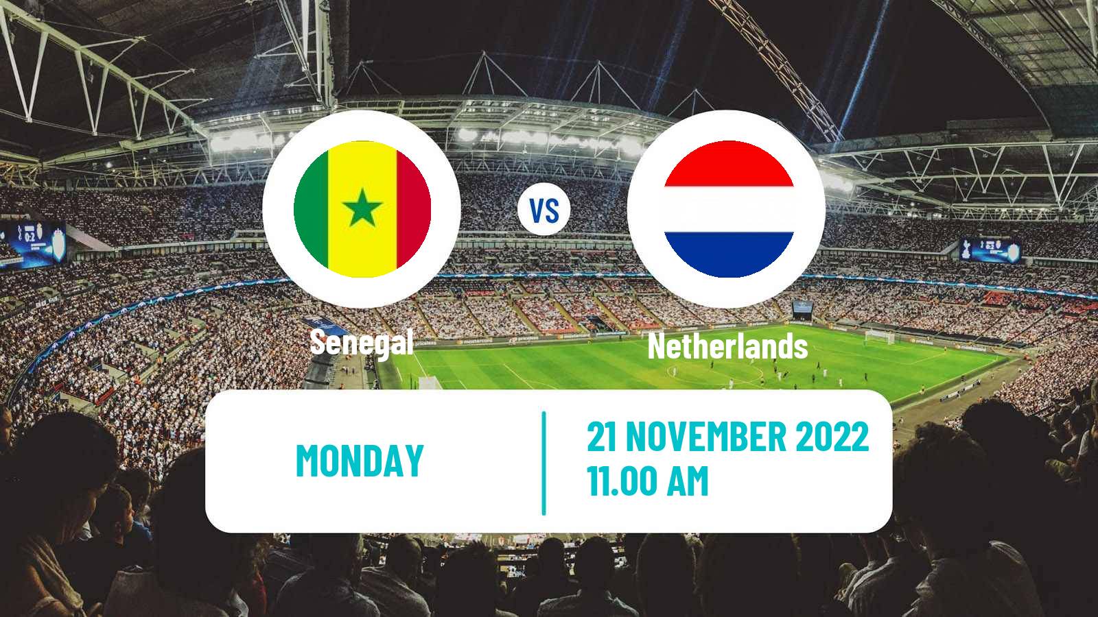 Soccer FIFA World Cup Senegal - Netherlands