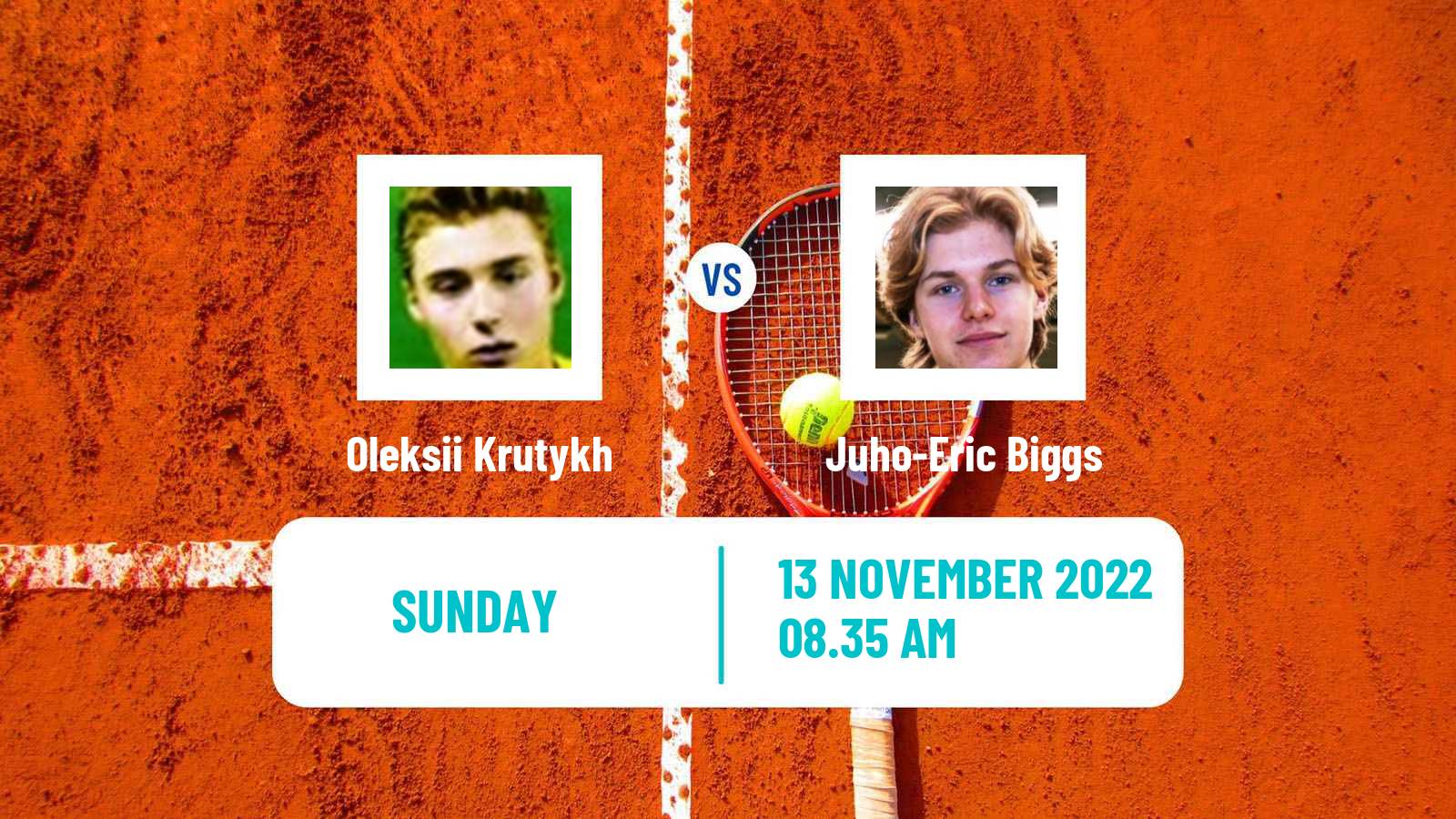 Tennis ATP Challenger Oleksii Krutykh - Juho-Eric Biggs