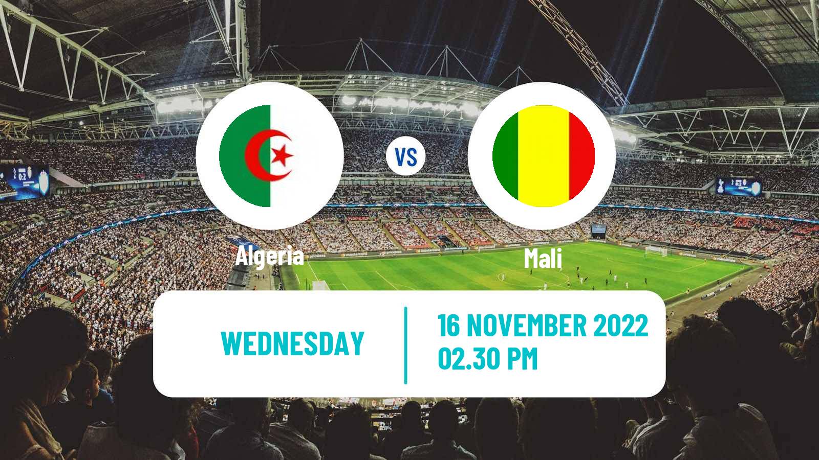 Soccer Friendly Algeria - Mali