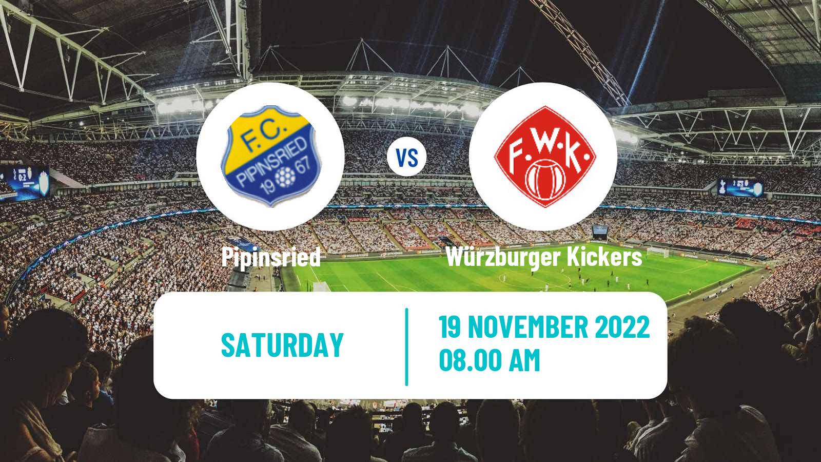 Soccer German Regionalliga Bayern Pipinsried - Würzburger Kickers