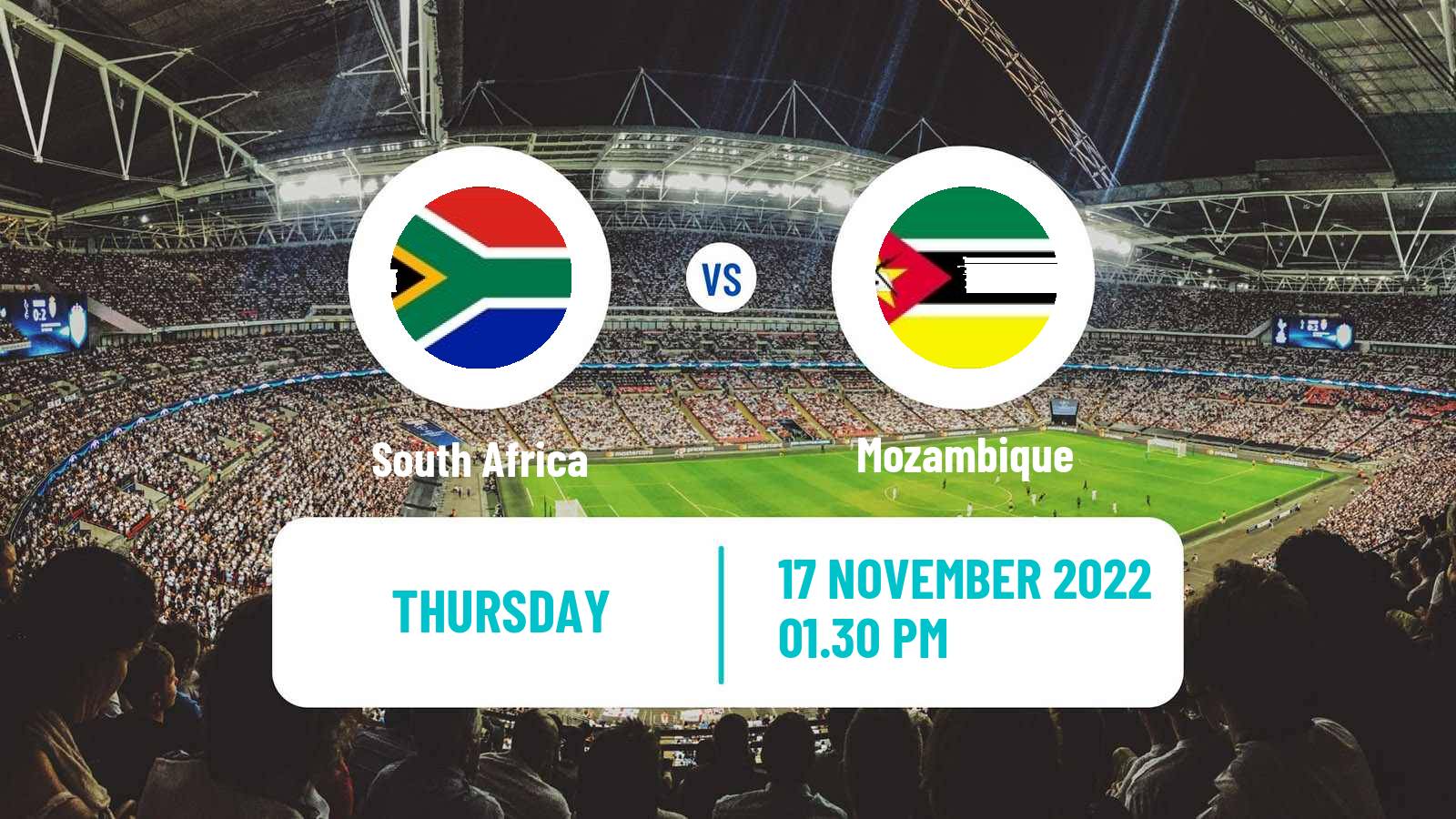Soccer Friendly South Africa - Mozambique