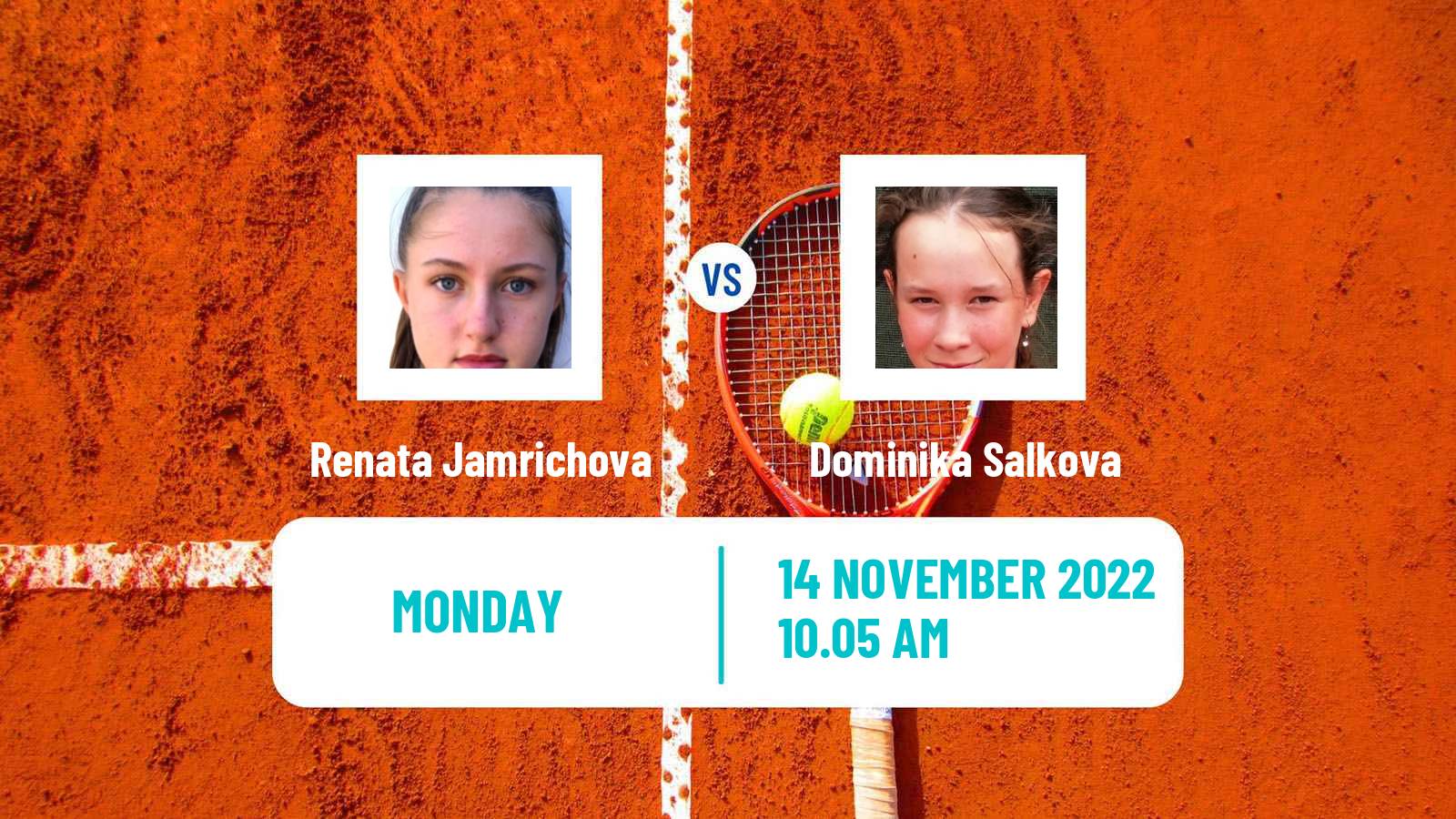 Tennis ITF Tournaments Renata Jamrichova - Dominika Salkova