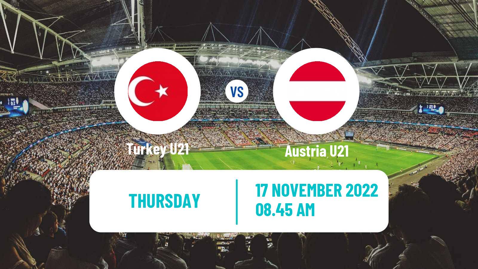 Soccer Friendly Turkey U21 - Austria U21