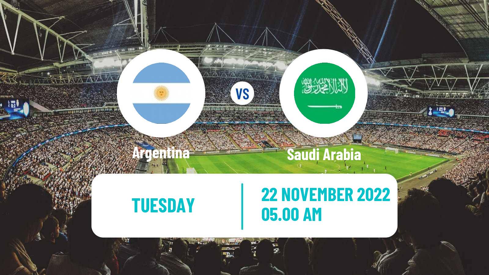 Soccer FIFA World Cup Argentina - Saudi Arabia