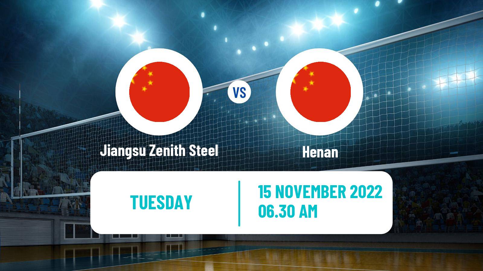 Volleyball Chinese CVL Women Jiangsu Zenith Steel - Henan