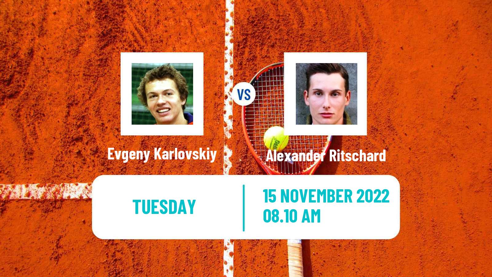Tennis ATP Challenger Evgeny Karlovskiy - Alexander Ritschard