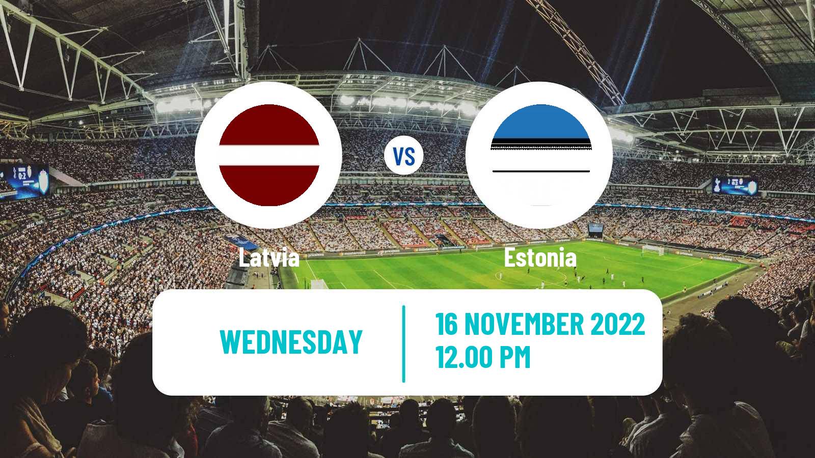 Soccer Baltic Cup Latvia - Estonia