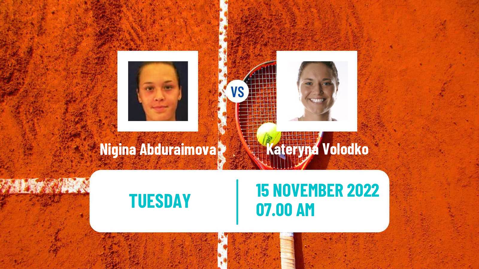 Tennis ITF Tournaments Nigina Abduraimova - Kateryna Volodko