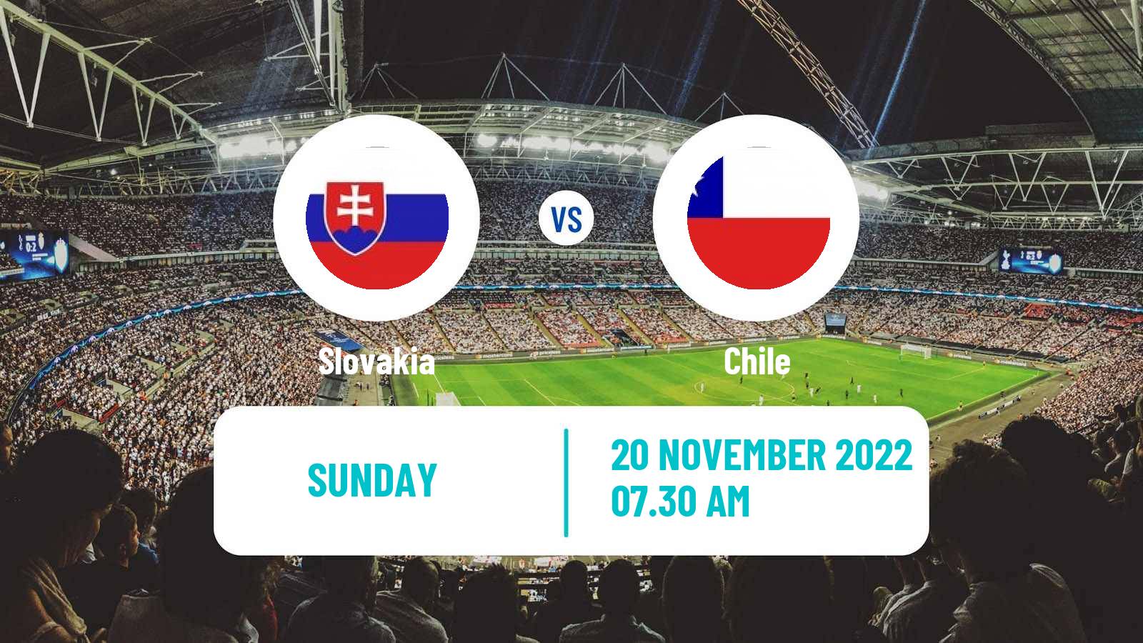 Soccer Friendly Slovakia - Chile