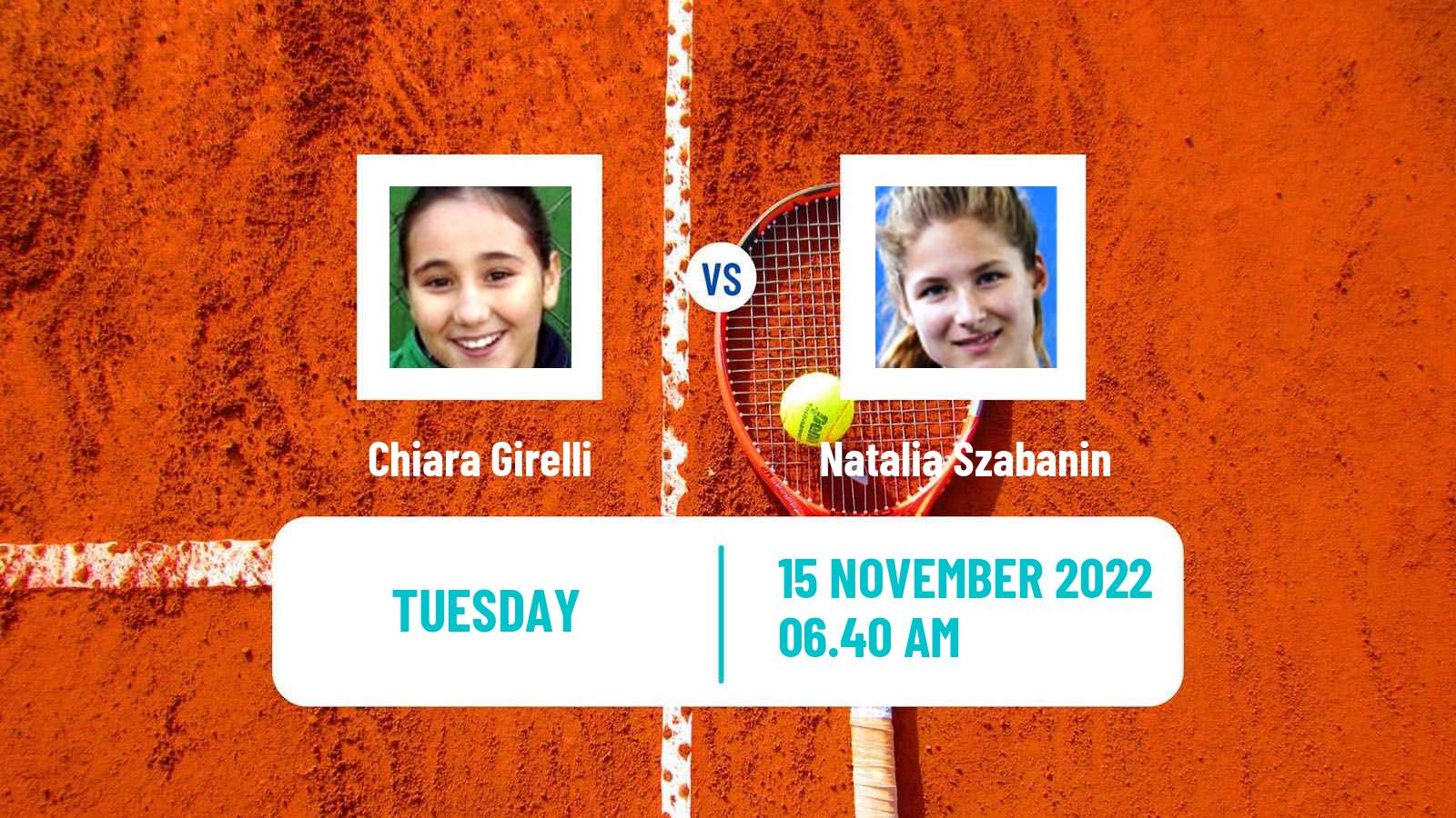 Tennis ITF Tournaments Chiara Girelli - Natalia Szabanin