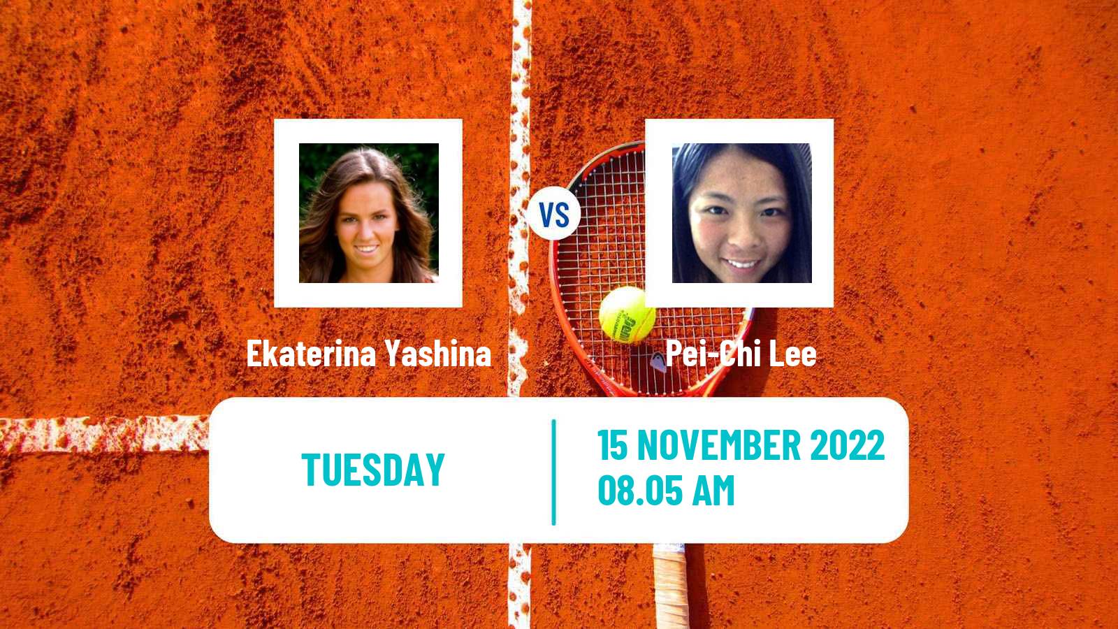 Tennis ITF Tournaments Ekaterina Yashina - Pei-Chi Lee