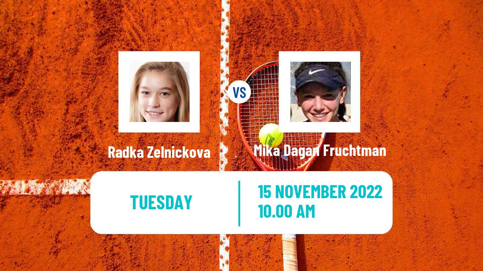 Tennis ITF Tournaments Radka Zelnickova - Mika Dagan Fruchtman