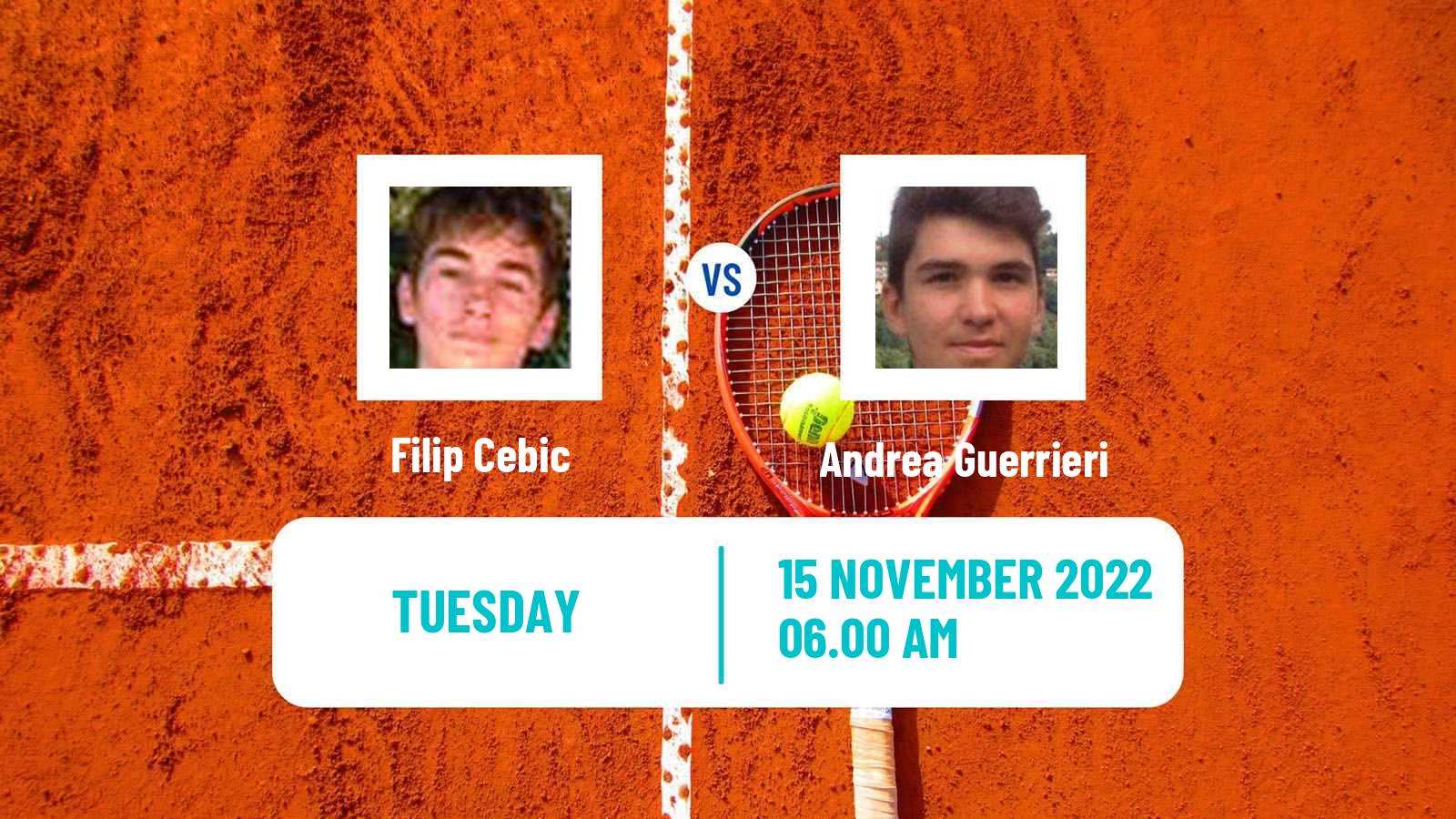 Tennis ITF Tournaments Filip Cebic - Andrea Guerrieri