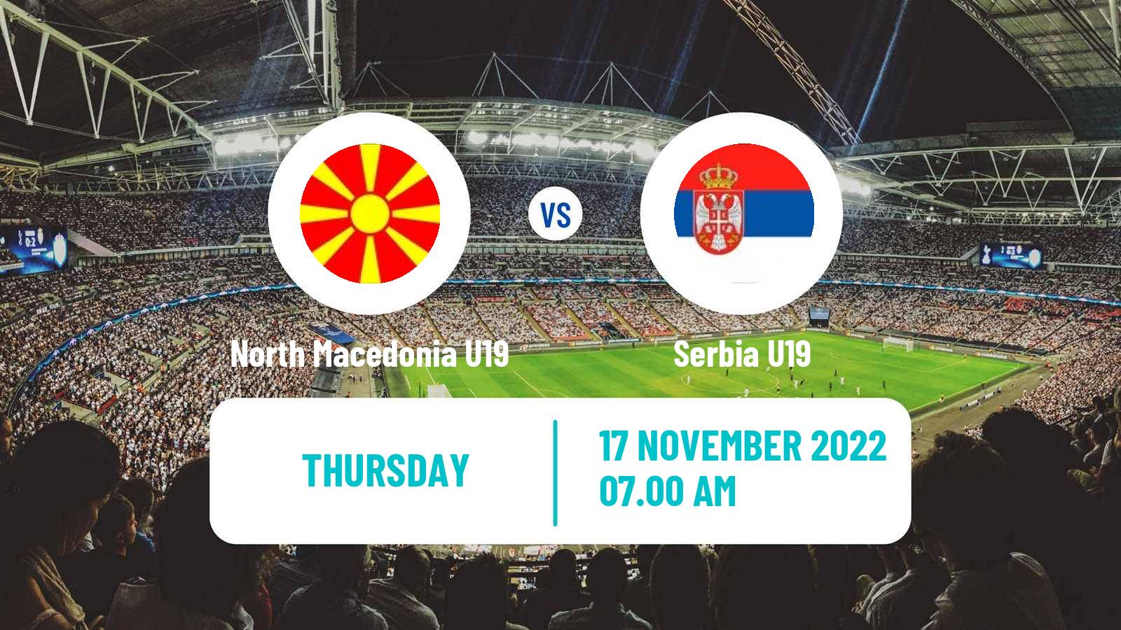 Soccer UEFA Euro U19 North Macedonia U19 - Serbia U19