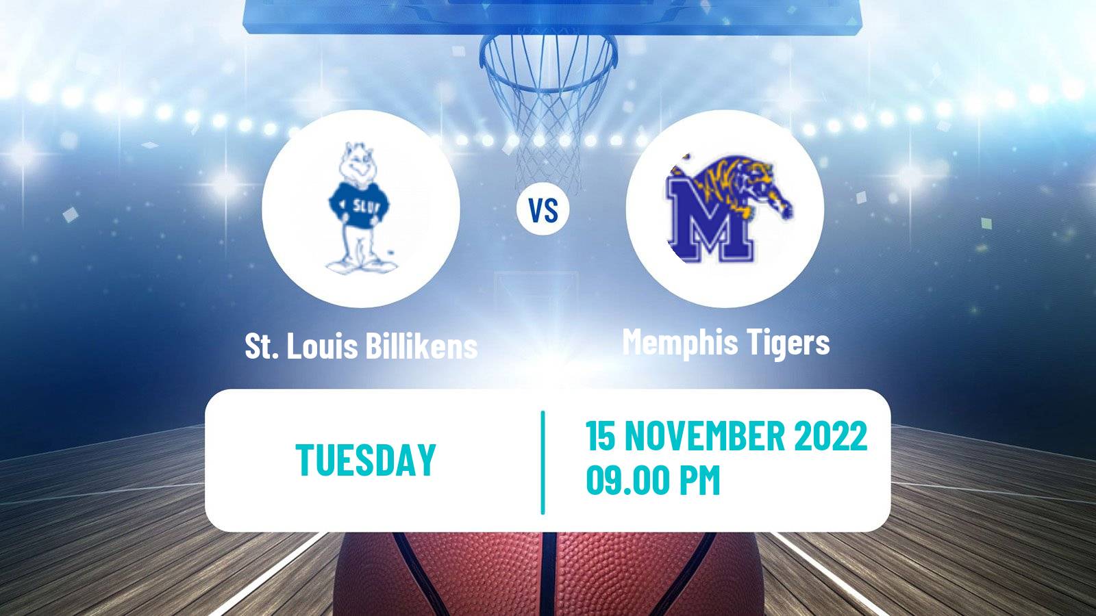 Basketball NCAA College Basketball St. Louis Billikens - Memphis Tigers