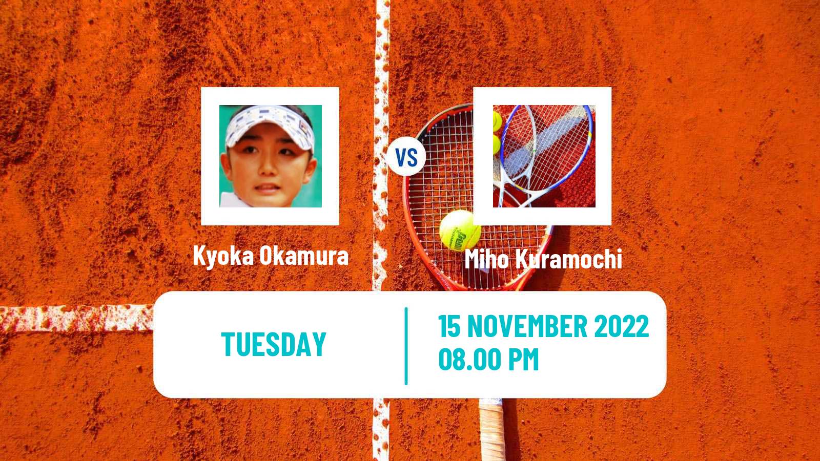 Tennis ITF Tournaments Kyoka Okamura - Miho Kuramochi