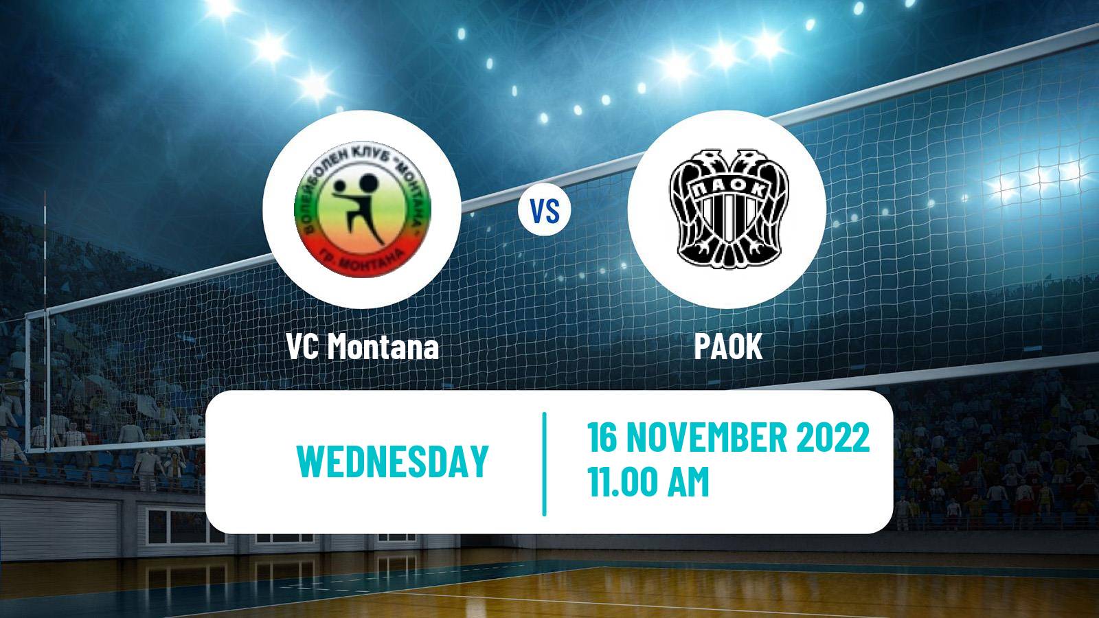 Volleyball CEV Challenge Cup Montana - PAOK