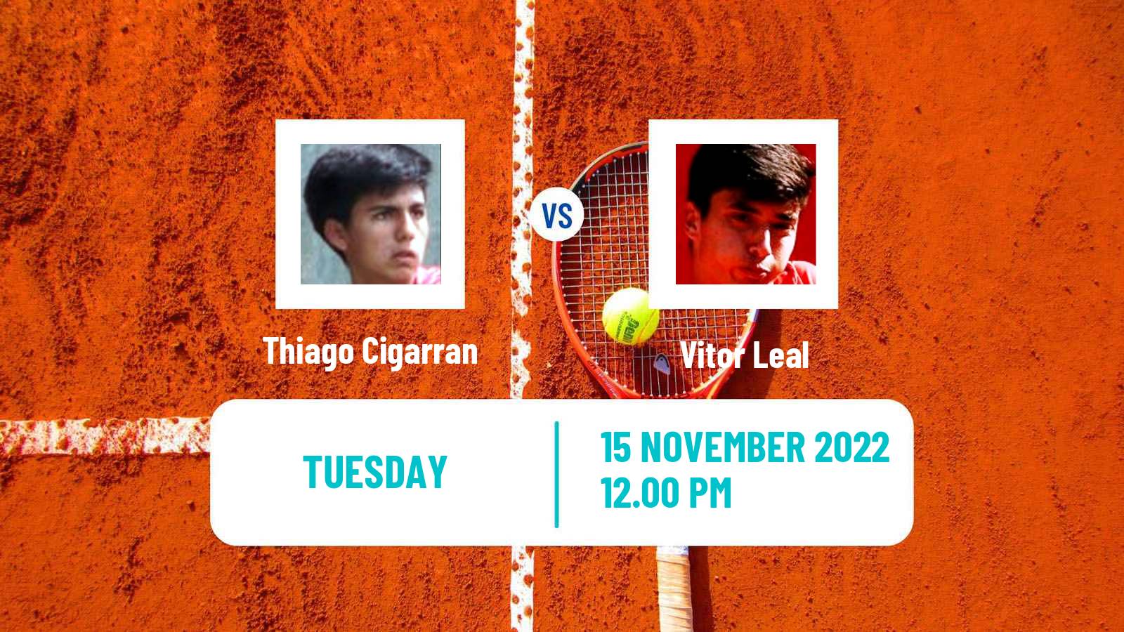 Tennis ITF Tournaments Thiago Cigarran - Vitor Leal
