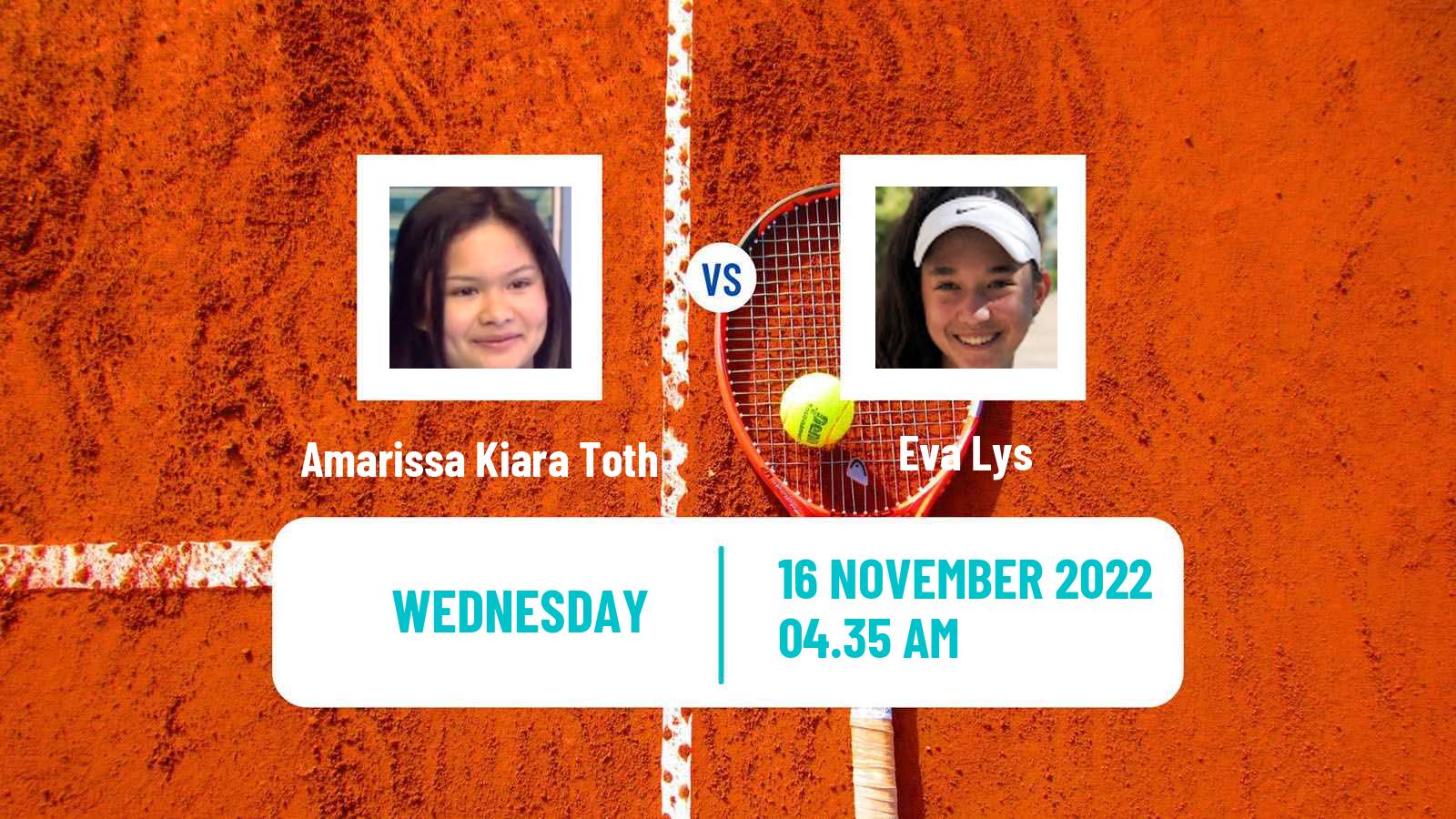 Tennis ITF Tournaments Amarissa Kiara Toth - Eva Lys