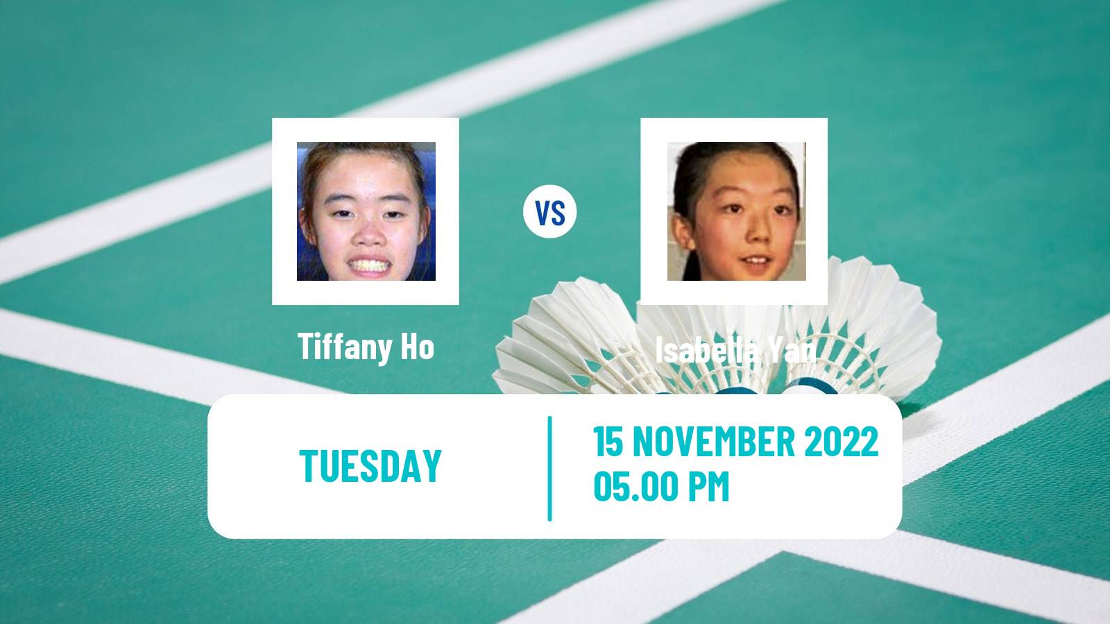 Badminton Badminton Tiffany Ho - Isabella Yan