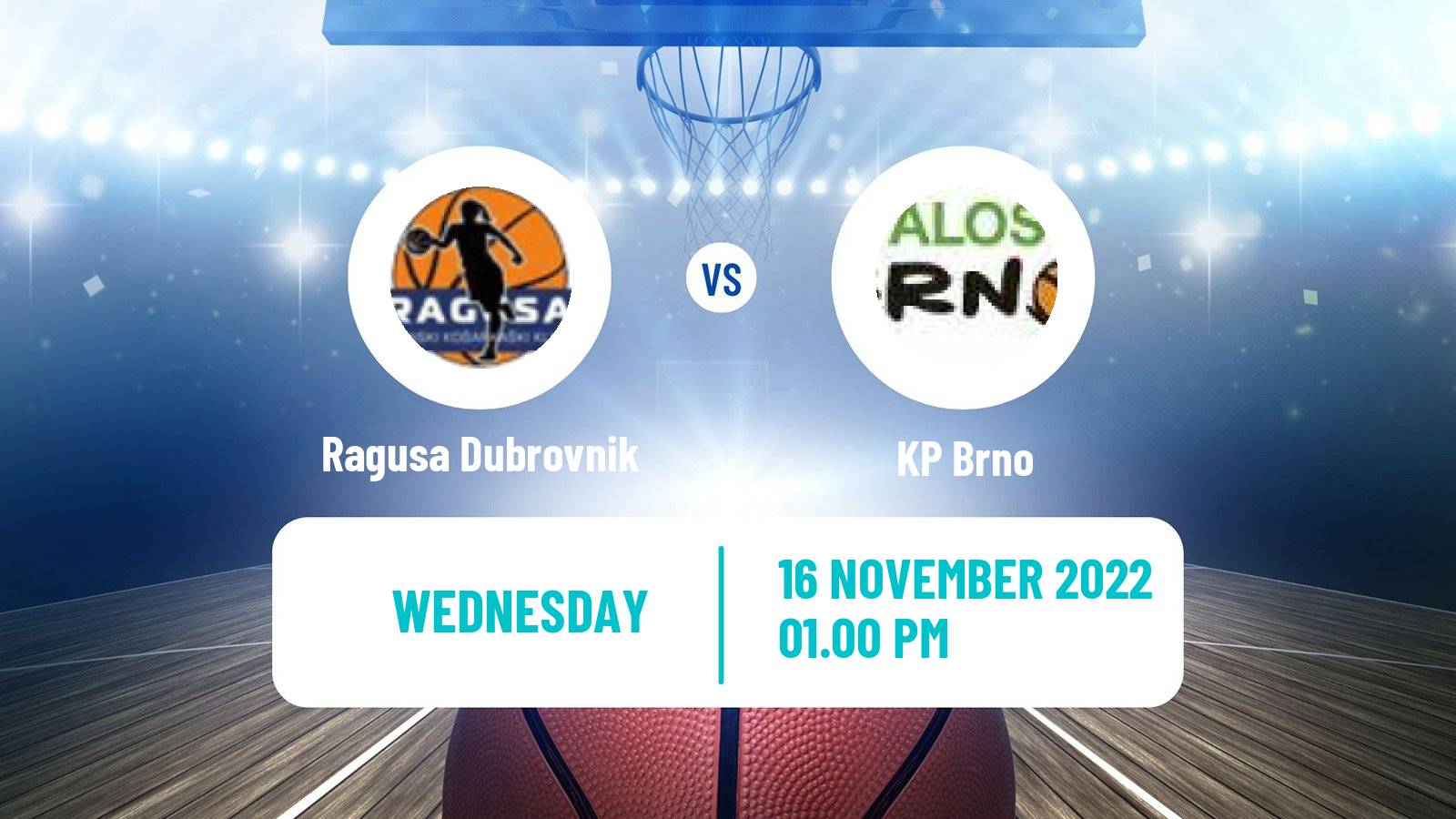 Basketball Eurocup Women Ragusa Dubrovnik - KP Brno