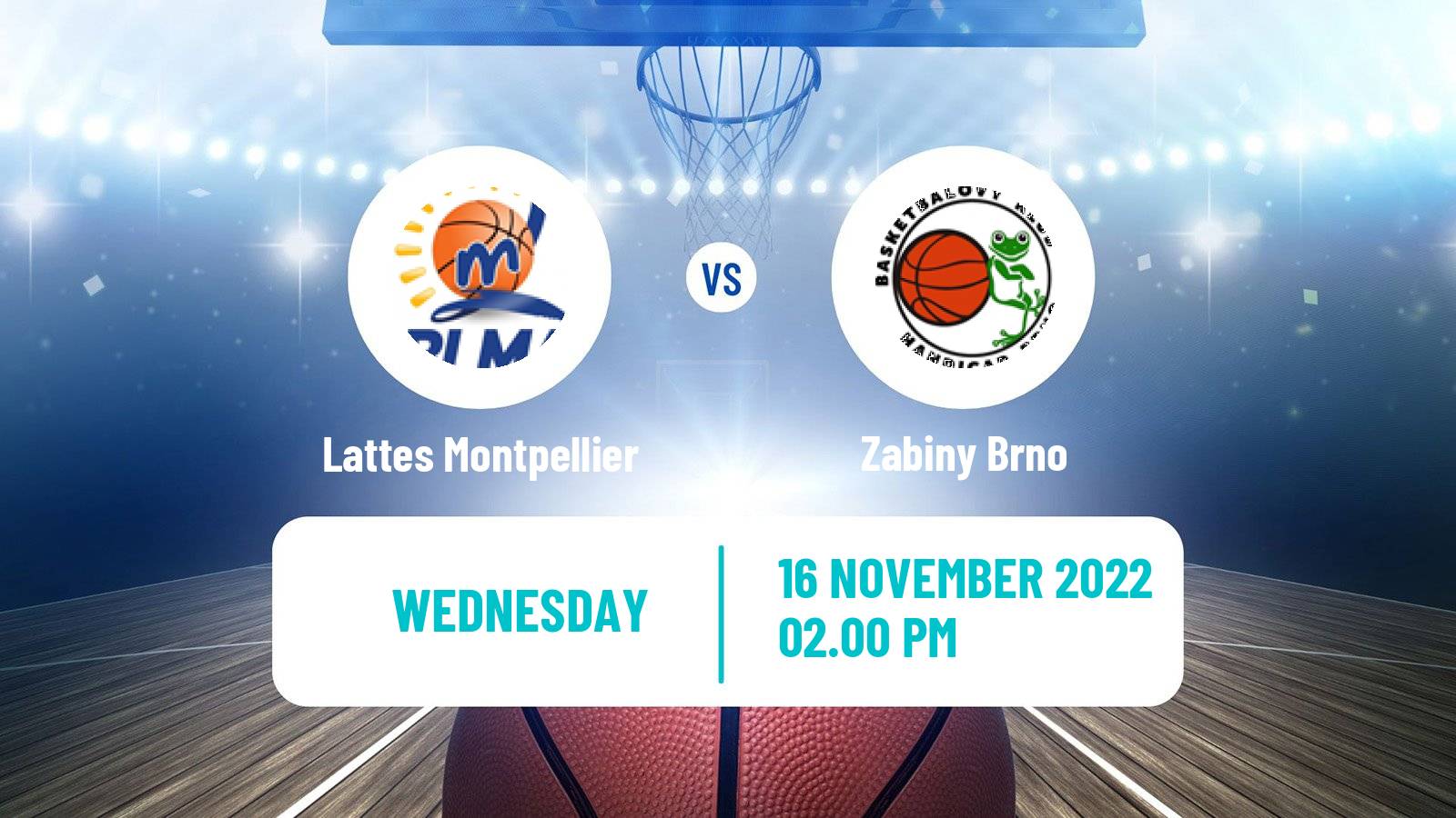 Basketball Eurocup Women Lattes Montpellier - Zabiny Brno