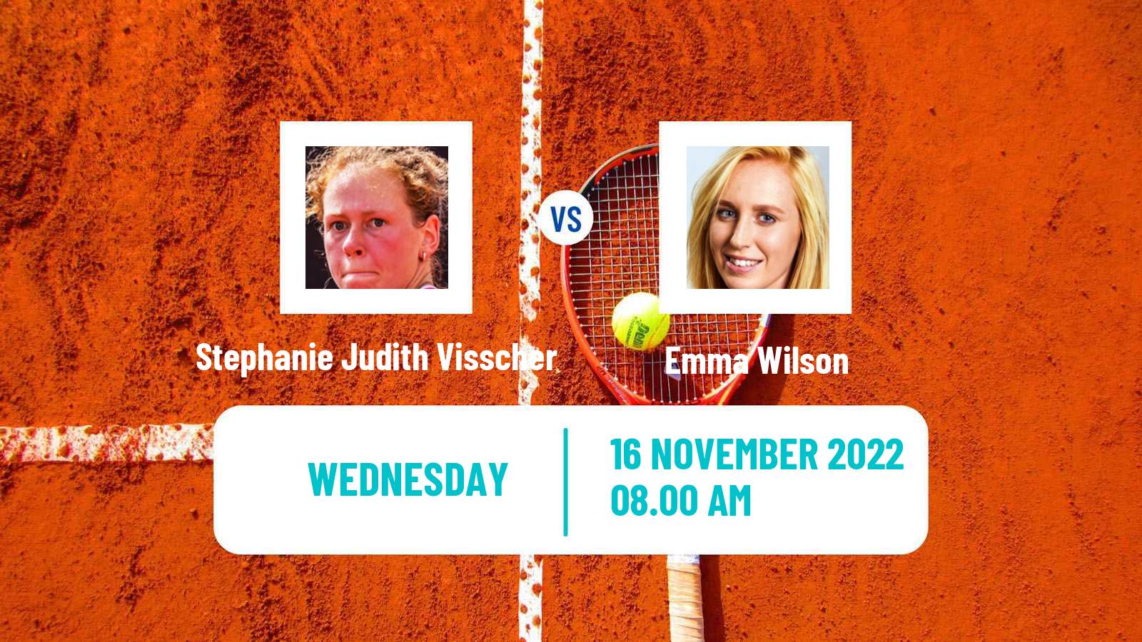 Tennis ITF Tournaments Stephanie Judith Visscher - Emma Wilson