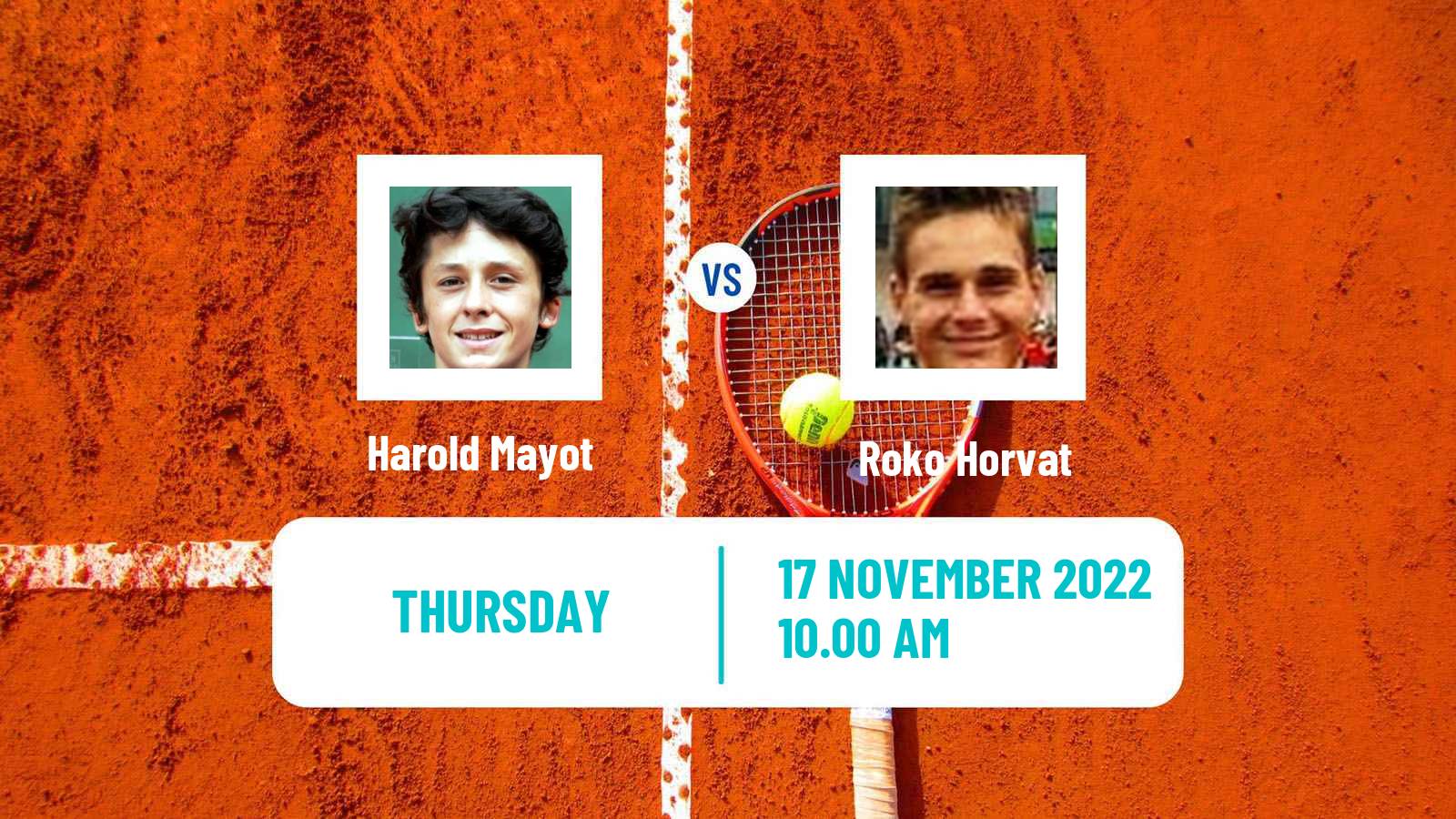 Tennis ATP Challenger Harold Mayot - Roko Horvat
